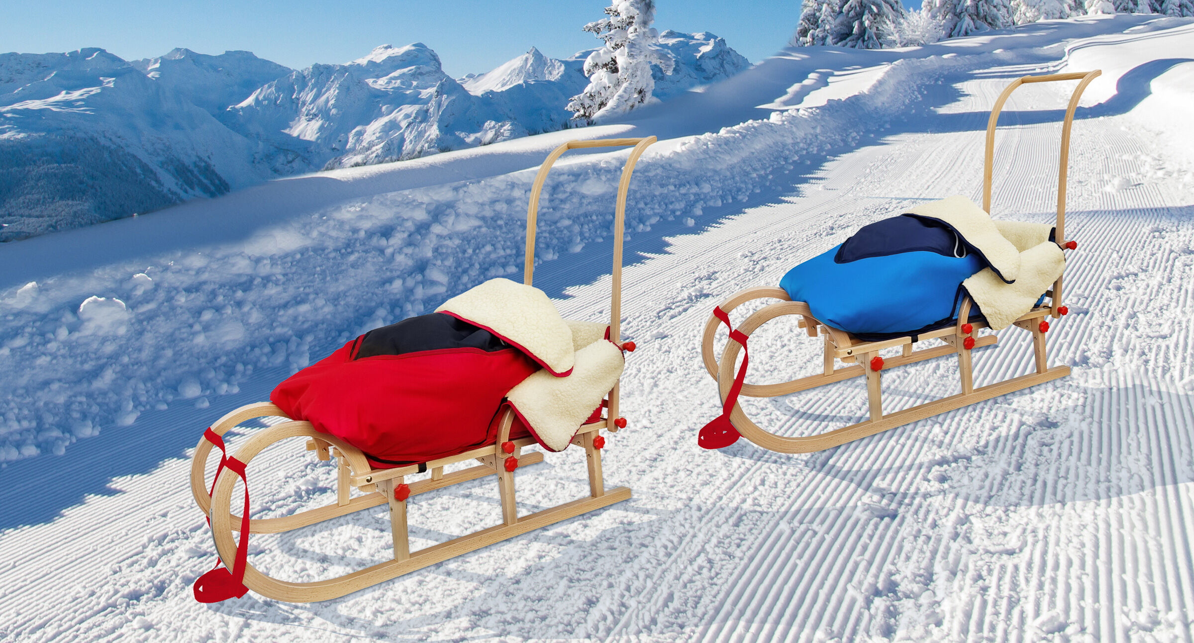 Schlitten, Kufen, Schneeschuhe, Pufferdecke, Outdoor, Universeller Schlittenzubehör