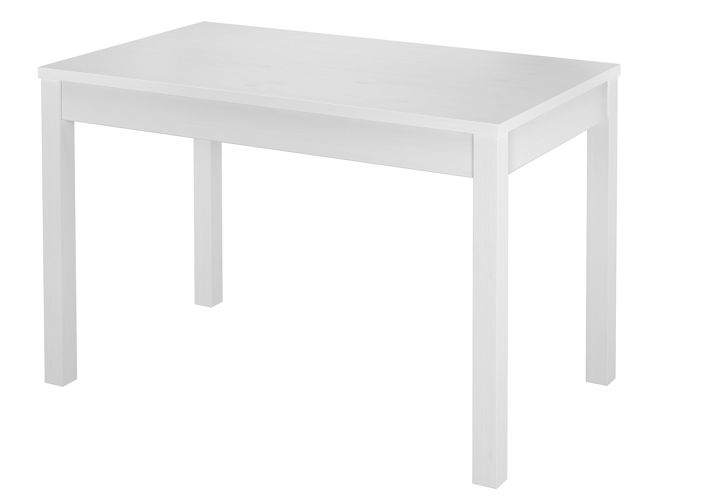 tisch, holz, weiß, quadratisch, beine, weißer Küchentisch schmal