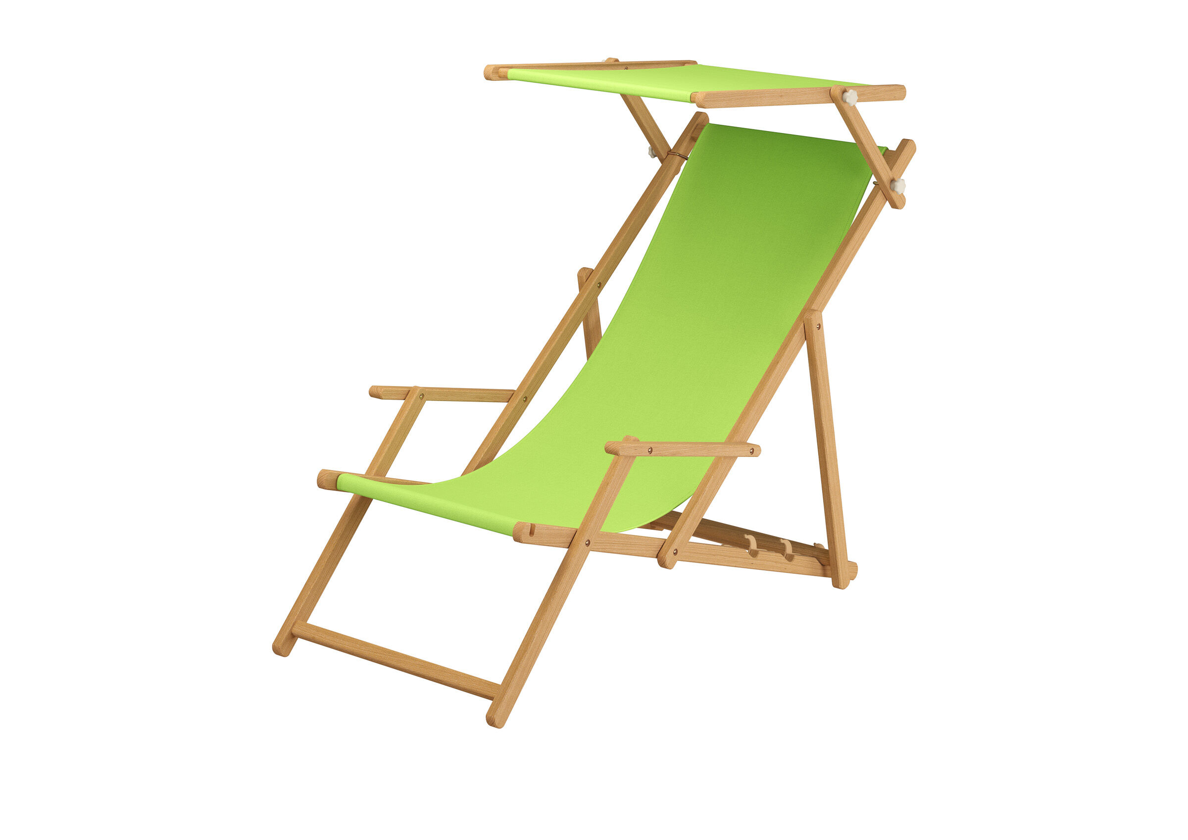 Großer Liegestuhl mit Sonnendach Leinwand, Stuhl, Mobiliar, Rutsche, Spielzeug, Ausführung mit Sonnendach