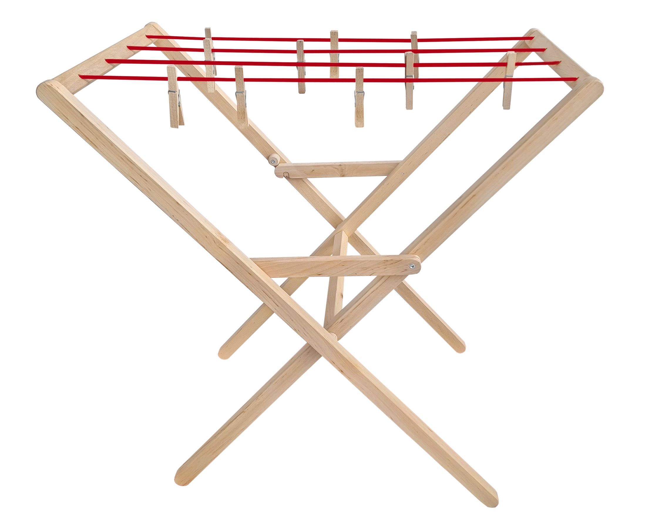 Wäscheklammern, Kleiderbügler, Kleiderklammern, Holzrahmen, Kleiderständer, Holzspielzeug Wäscheständer