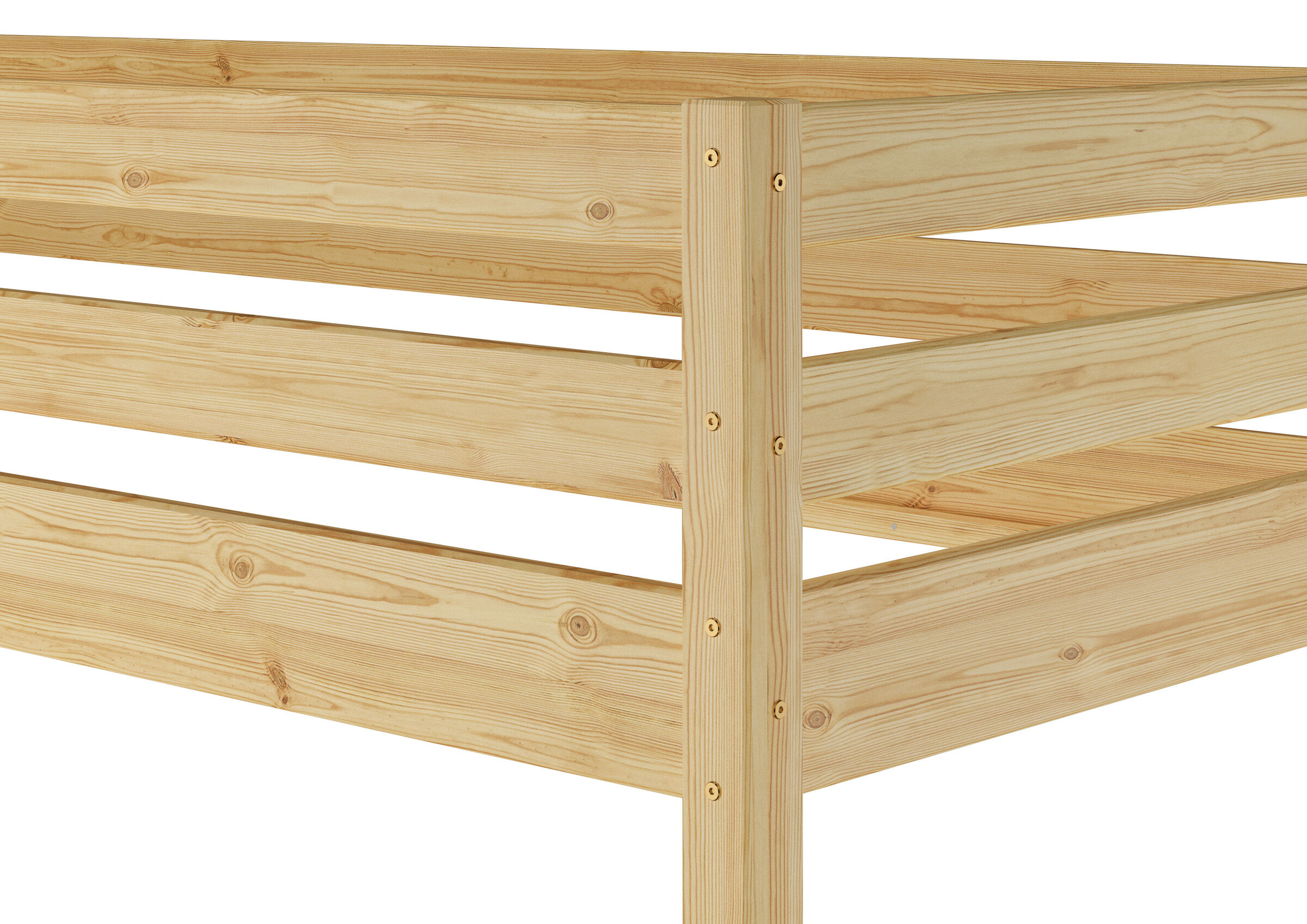 Holzregal, Holzlatten, Kiefernholz, Gartenregal, Regalständer, Kinderbett Kiefer natur