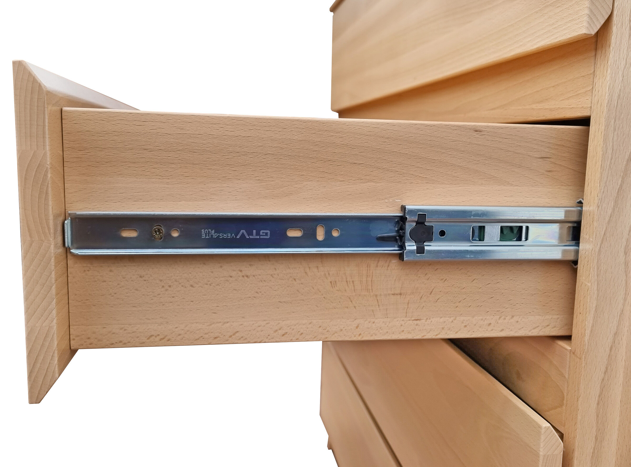 Schublade, Metallführung, Holzholz, Holzschub, Schrankbau, Holz Kommode