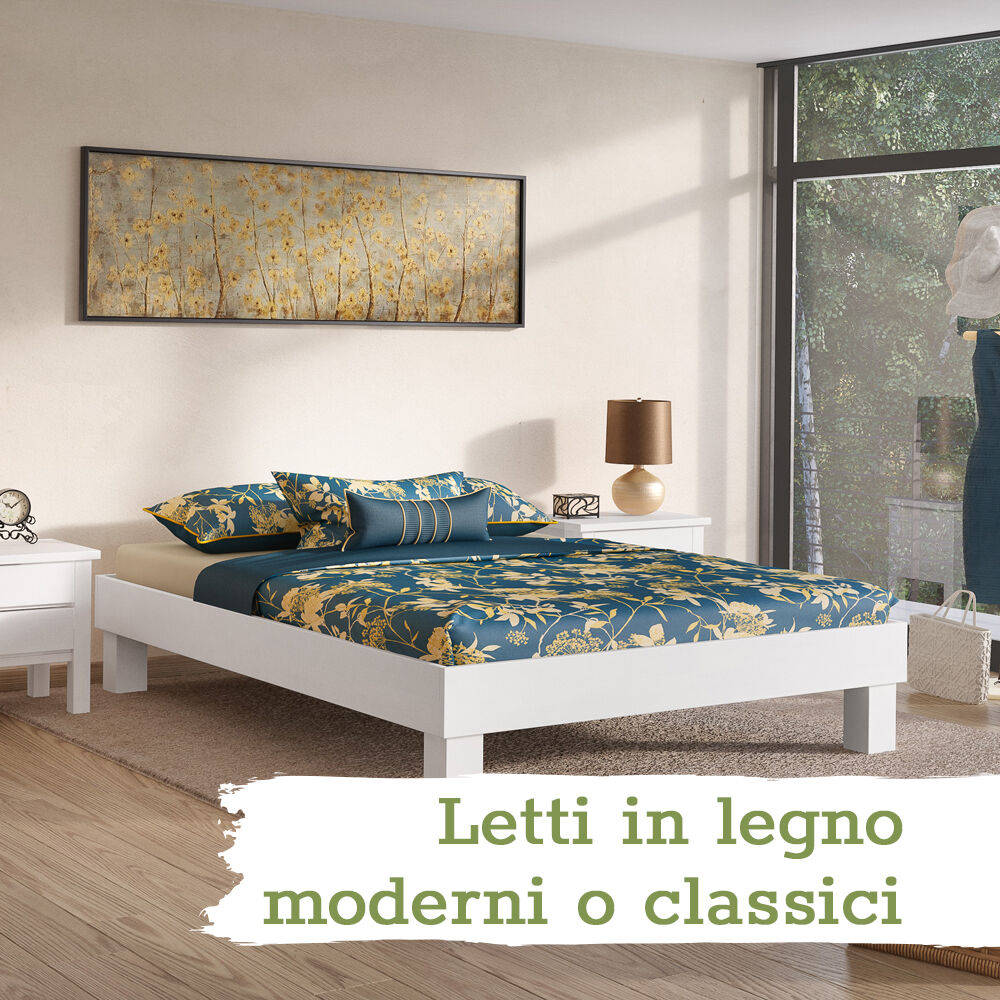 letti in varie stile