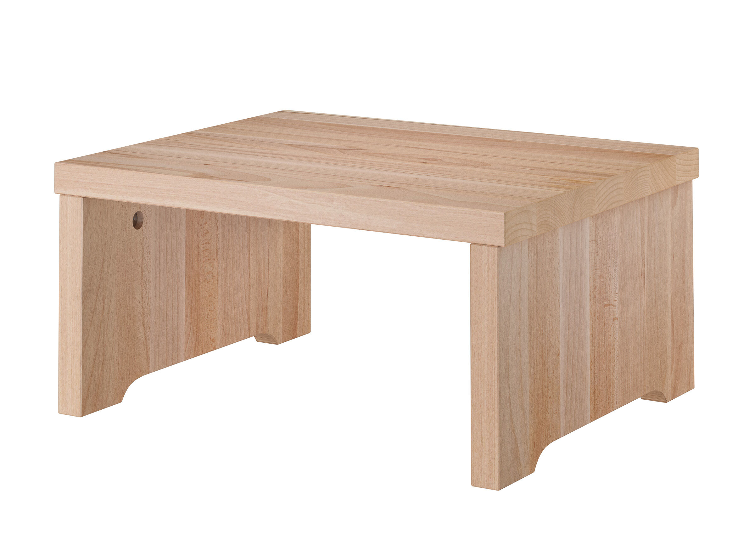 Holz, Tisch, Sitzbank, natürliches Holz, Massivholz, niederes Nachttischchen Buche
