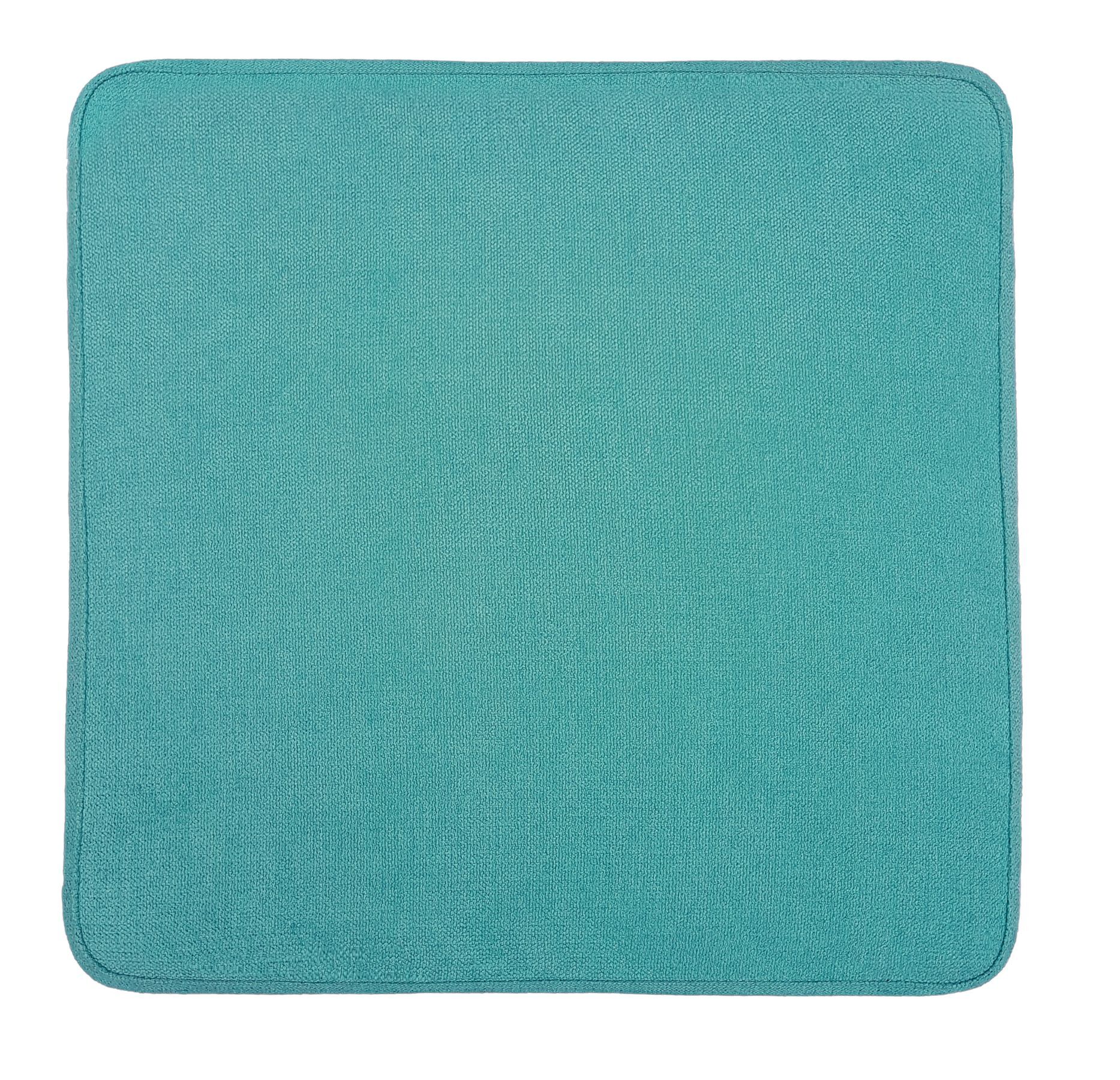 tablet-pad, desk mat, teal, felted, square pad,
