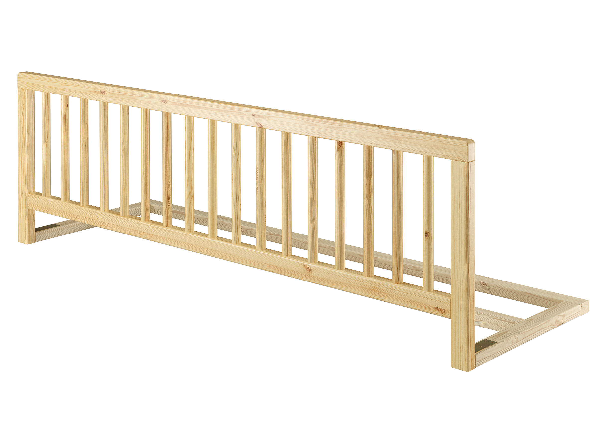 Holzlattenbett, Wandbett, Holzrahmen, Lattenrost, Konstruktion, Kindersicherung zum einstecken unter Matratze