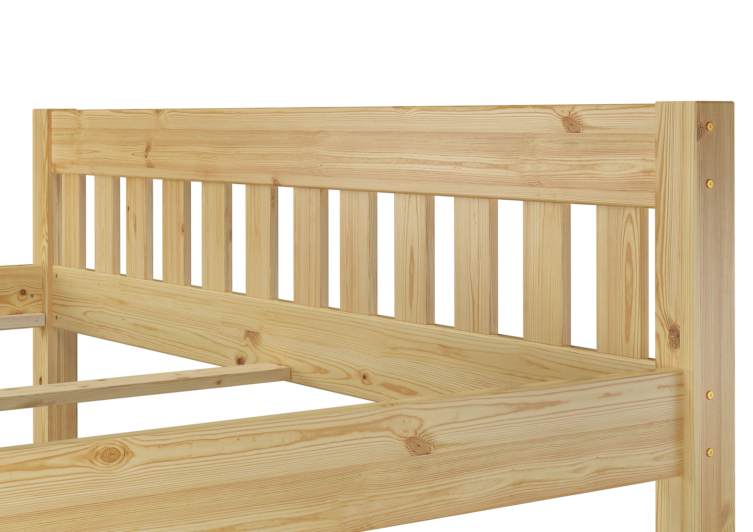 holz, bett, holzbettrahmen, Latten, Naturholz, Kopfteil Kiefer natur