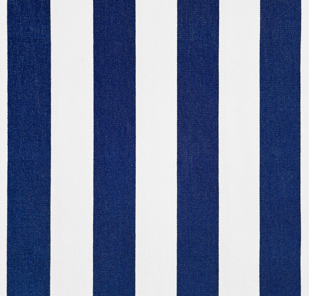 Streifen, Blickdicht, Stoff, Textil, Blau, Blau-Weißer Stoff des Stuhls