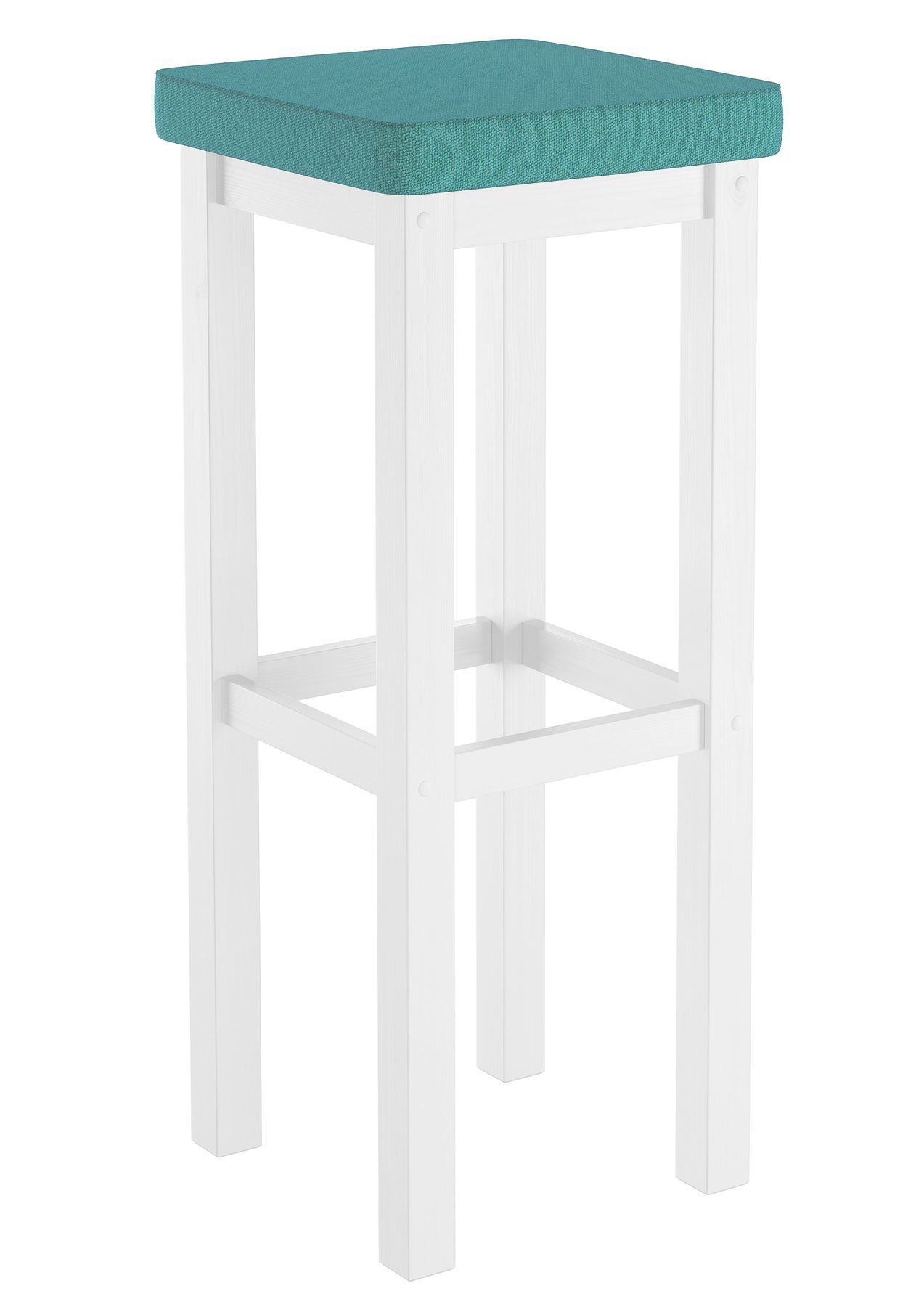 gepolsterter-Barhocker-80cm-türkis