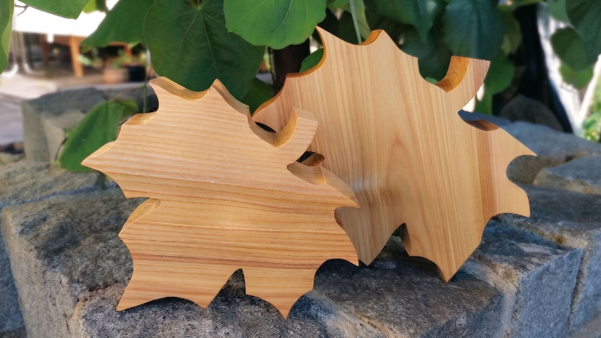 Holzfigur, Sägeblatt, Holzskulptur, Holzkunst, Dekoration,