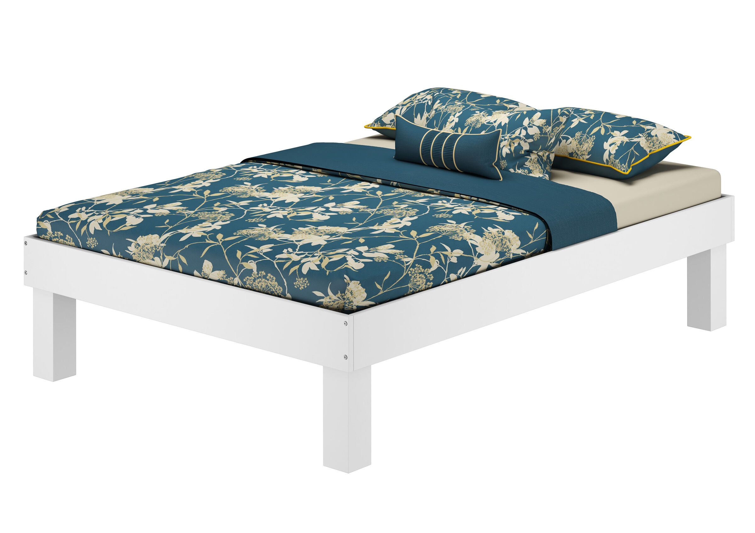 Moebel, Bett, Jugendbett extra hohe Füße 100x200