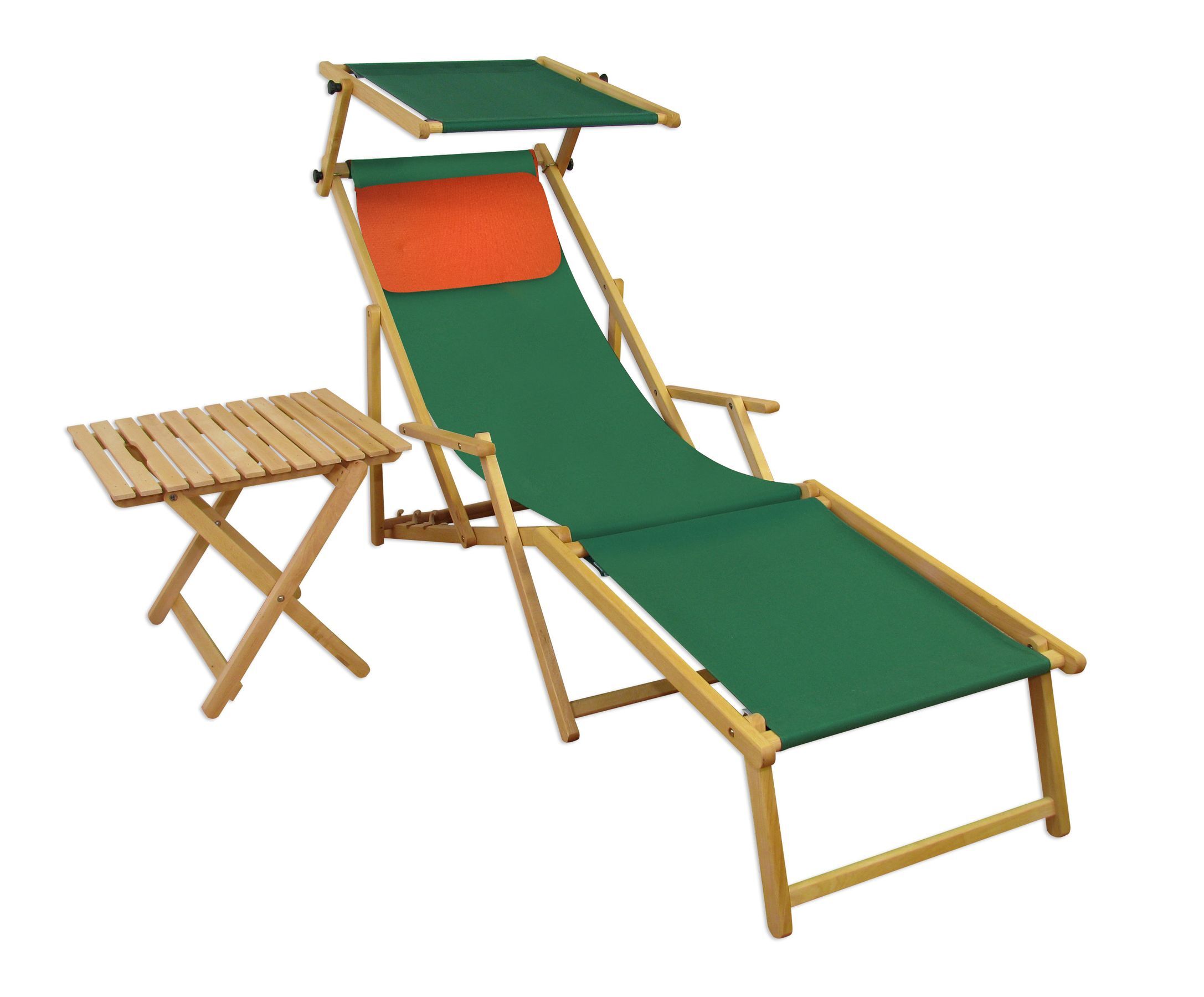 strandkorb, holz, grün, orange-kopfkissen, sonnenschirm,