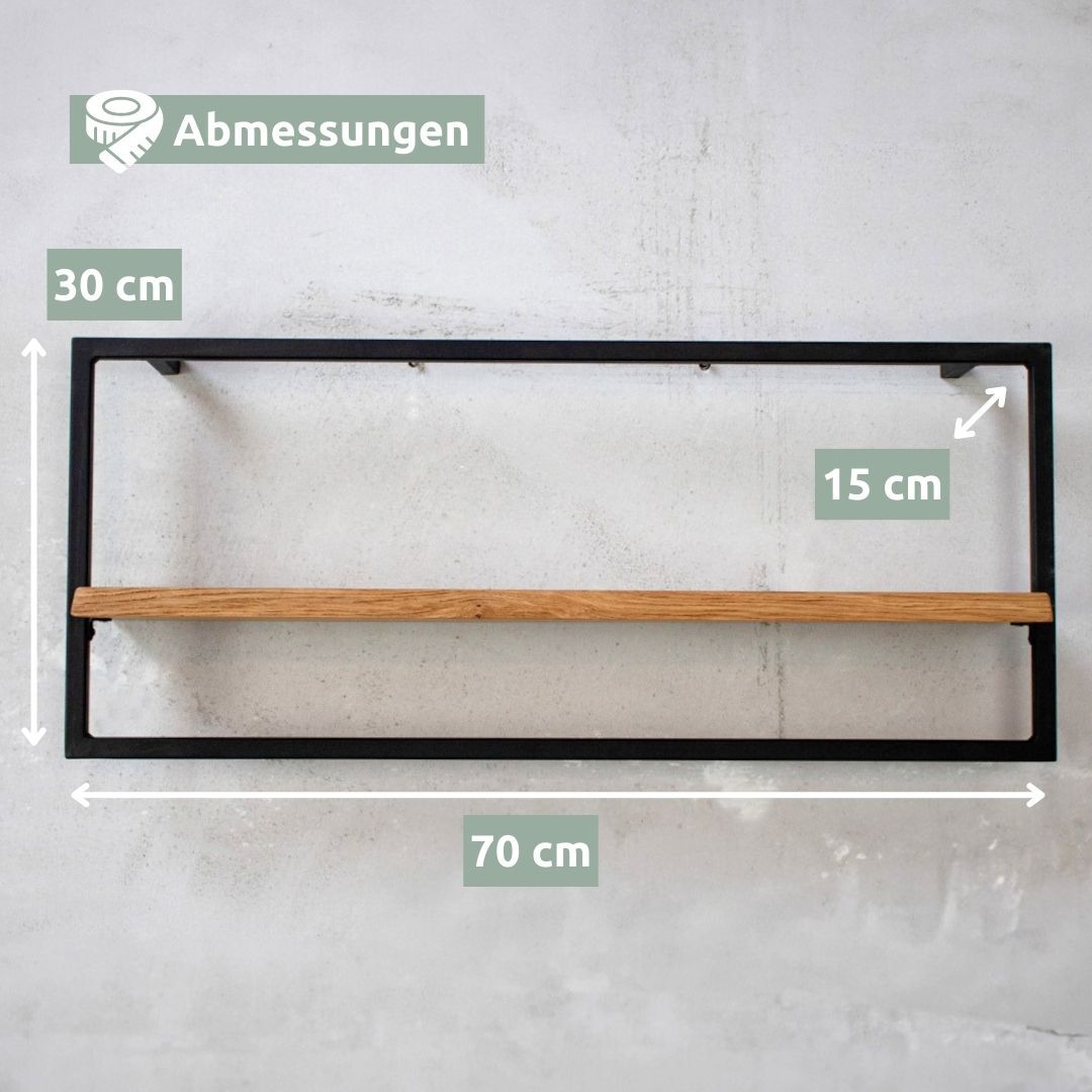 Detailbild Maße Vintageregal Maße Wohnzimmerregal