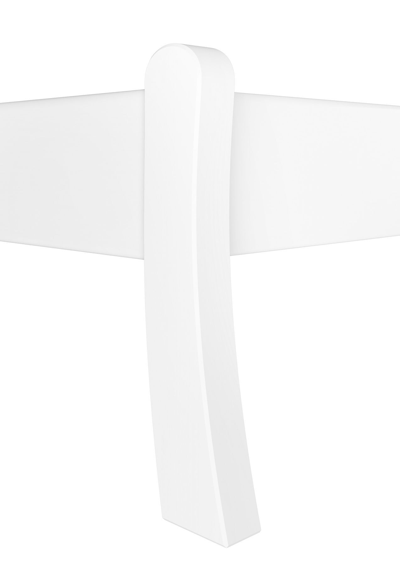 Kreuz, Symbol, Bettpfosten Kiefer waschweiß