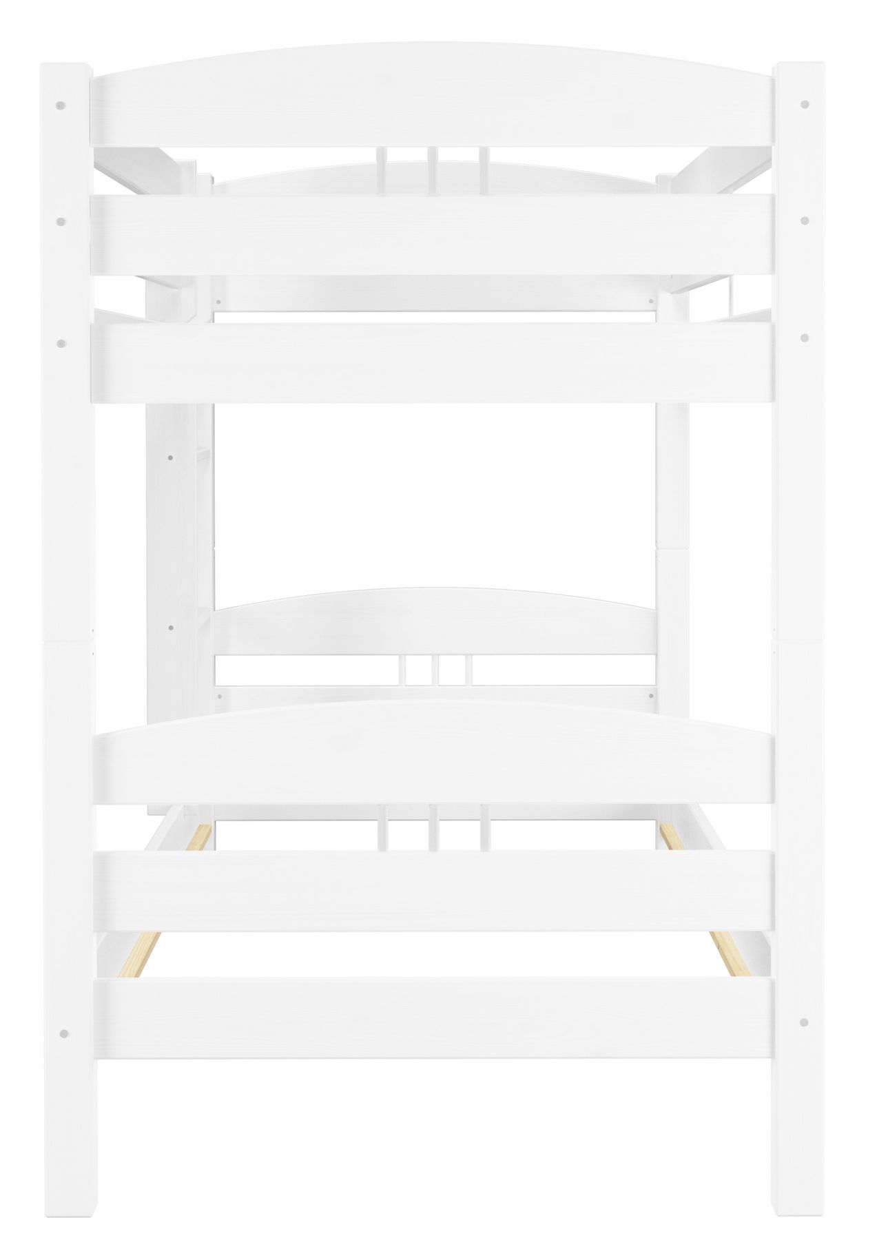 Kinderbett, Etagenbett, Weiß, Holzbett, Lattenrost, Stockbett