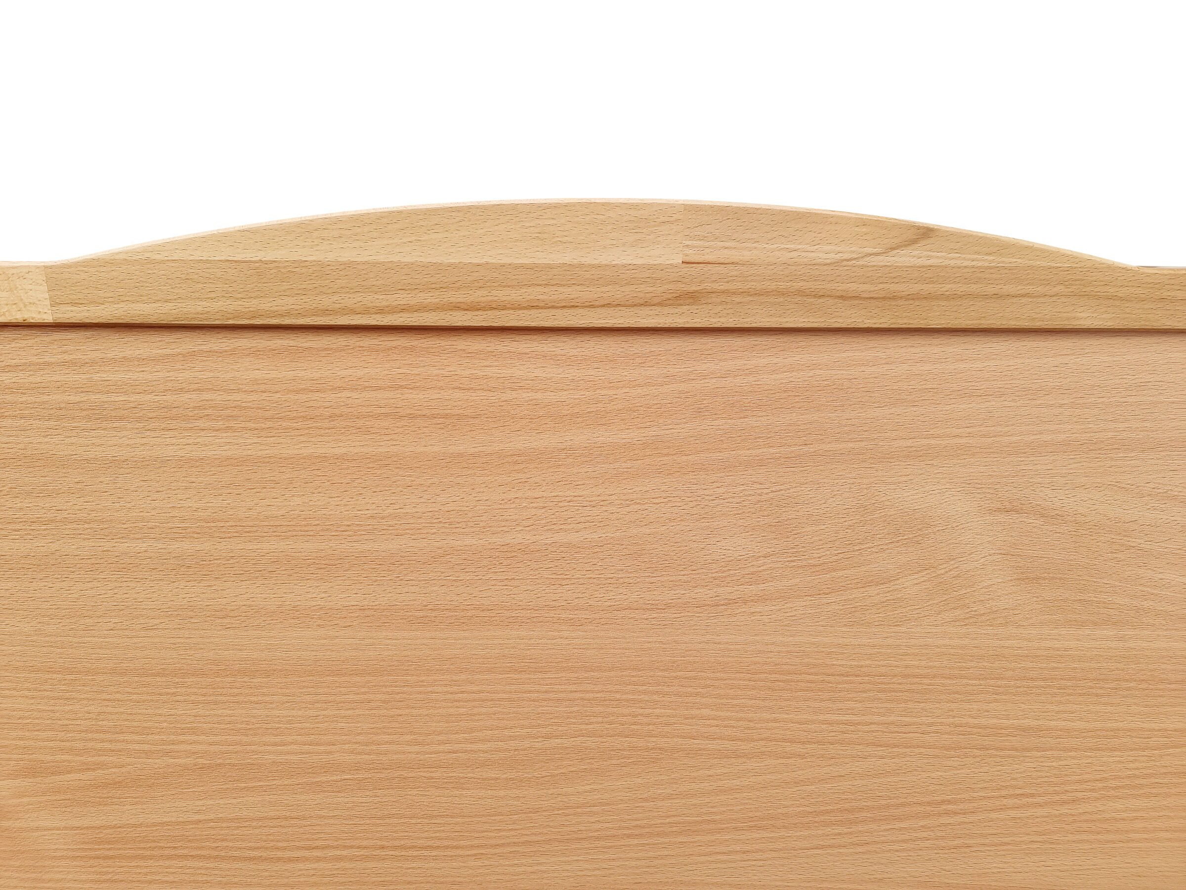 Holzmöbel, Holzoberfläche, Kopfteil, Holzmaserung, Country-Style, Detailbild Fußteil