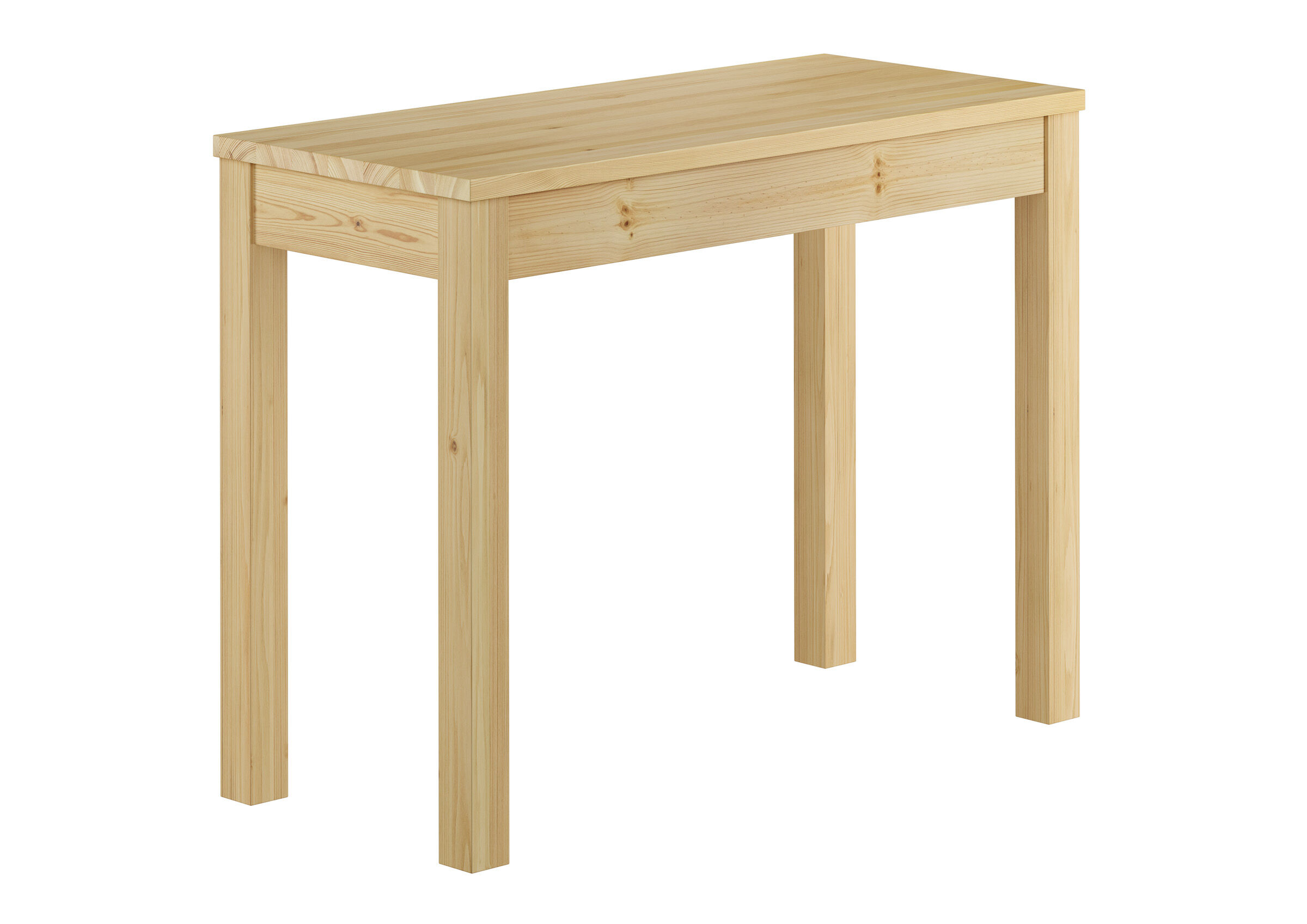 holz, tisch, holzton, beine, werkbank, Kiefernholztisch 100x40