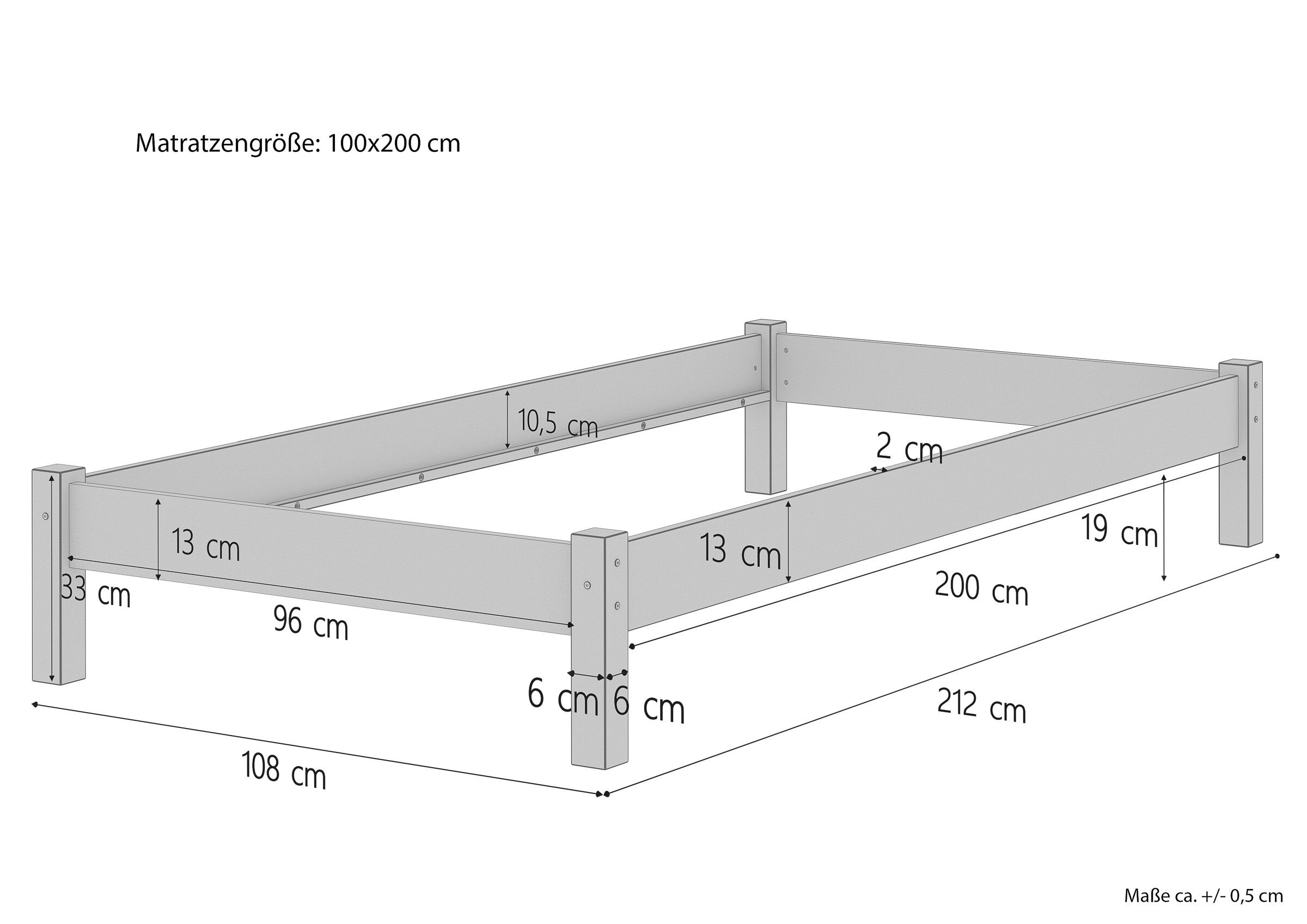Diagramm, Handlung, Schublade, Maße, Krippe, Skizze mit Maße