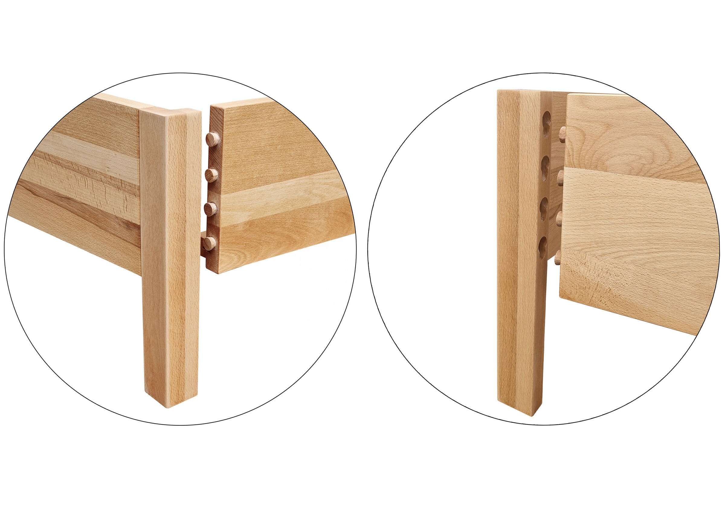 Holz, Holzverbindung, Säule, Mittellagen, Holzbearbeitung, Zapfenverbindungen Holzbett