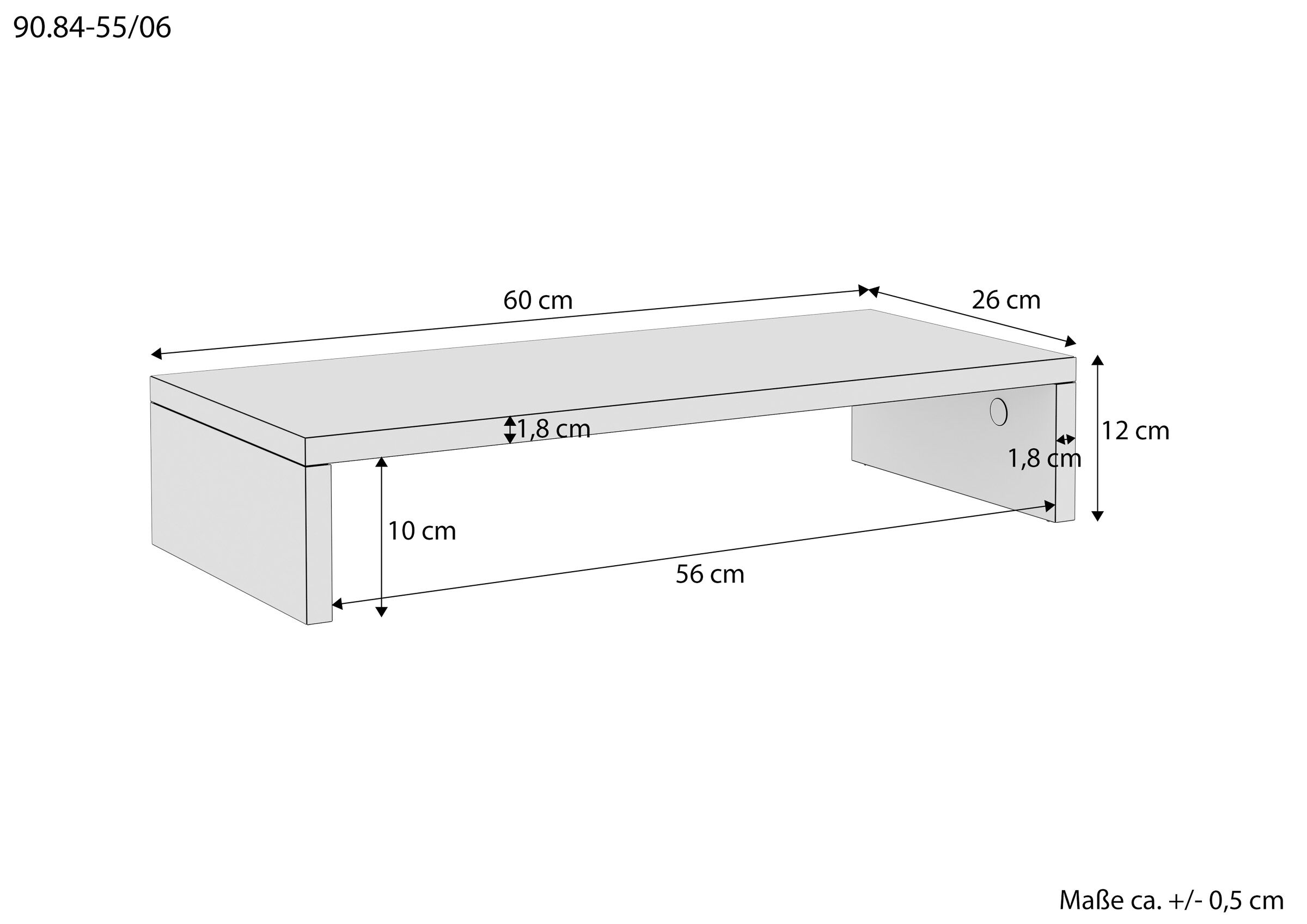 Moebel, Tabelle, Schublade, Handlung, Schreibtisch, Maße des Ständers 60 cm