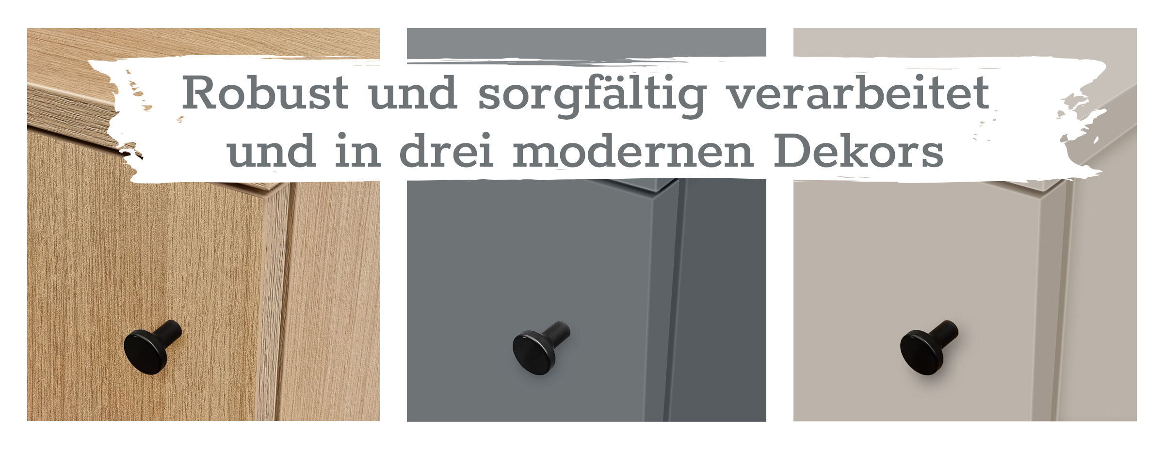 Badmöbel in Eiche, grau, hellgrau