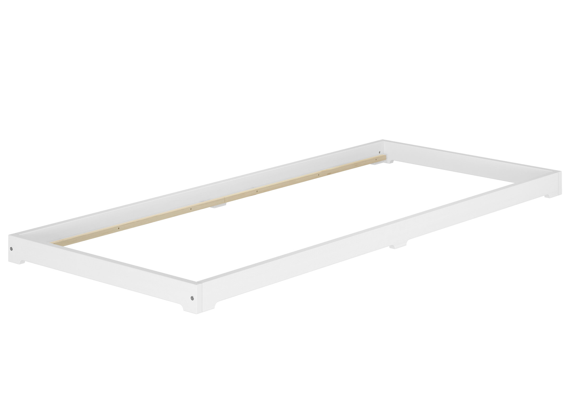 weißes Futonbett Kiefer massiv