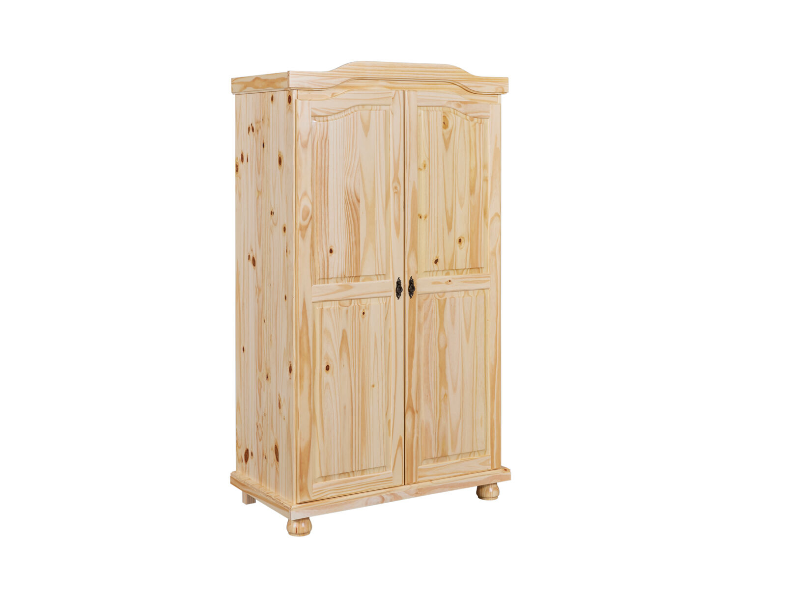 Schrank, Holz, Kleiderschrank, Zweiflügelig, Schrank, 2-türiger Schrank natur
