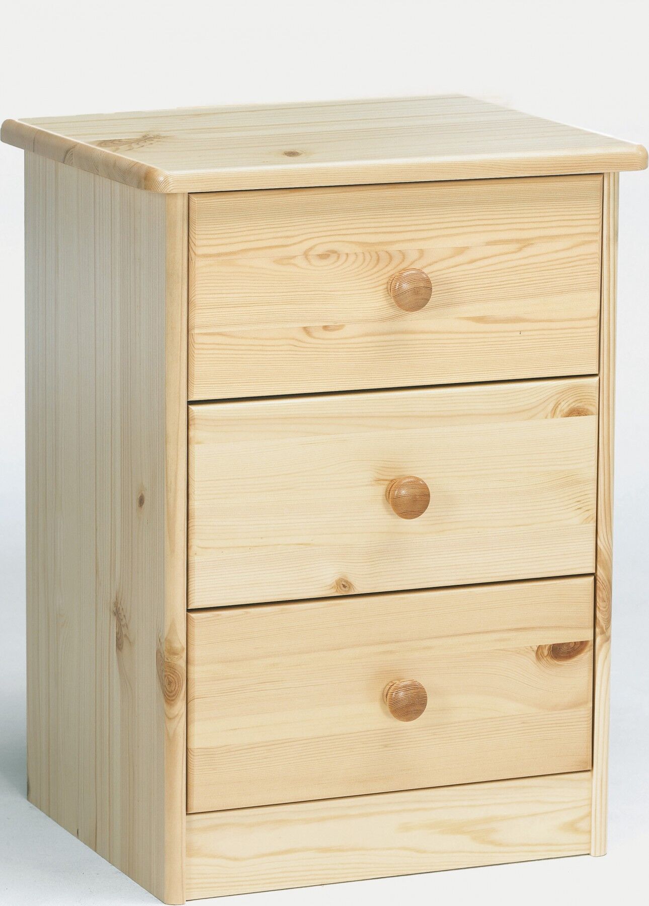 Nachttisch, Nachtkommode, Holz, Schubladen, naturholz, Kiefer Kommode natur