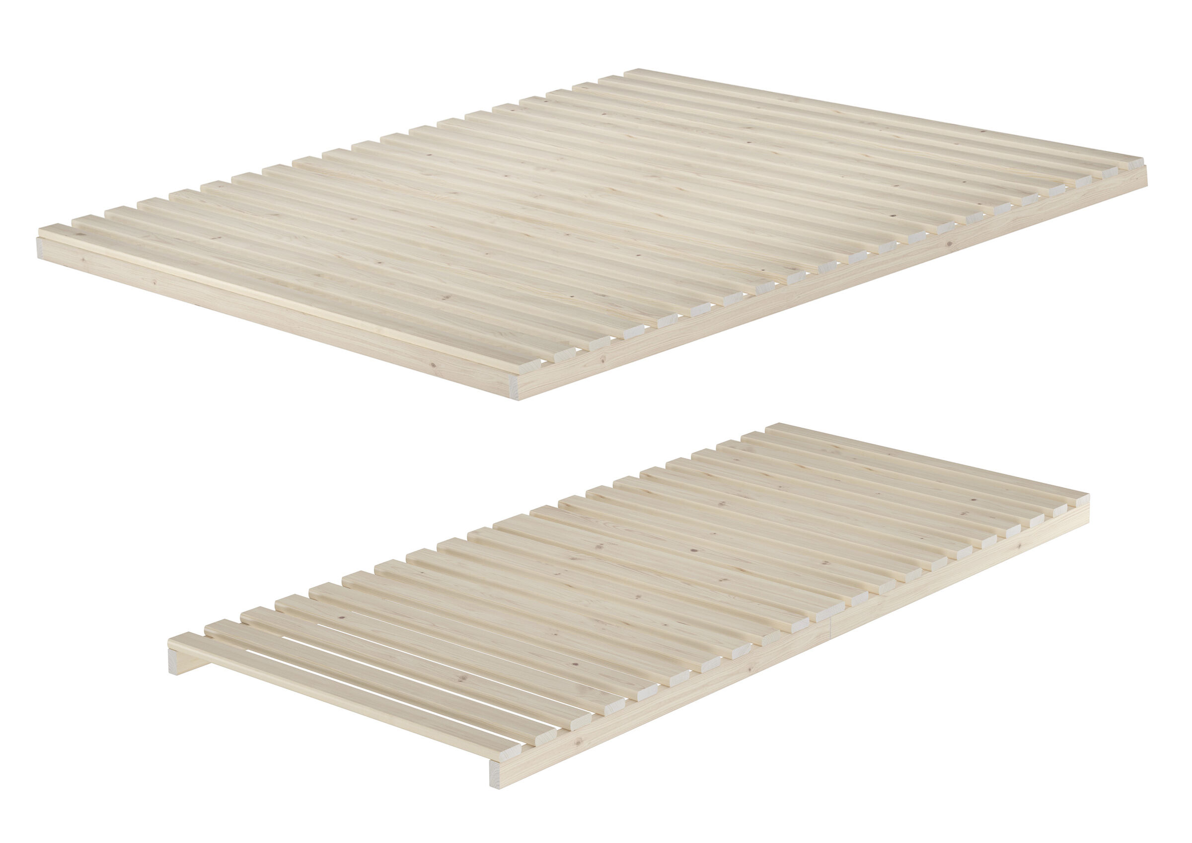 Holzbettgestell, Holzlatten, Lattenrost, Holzroste, Naturholz, stabiler Lattenrost