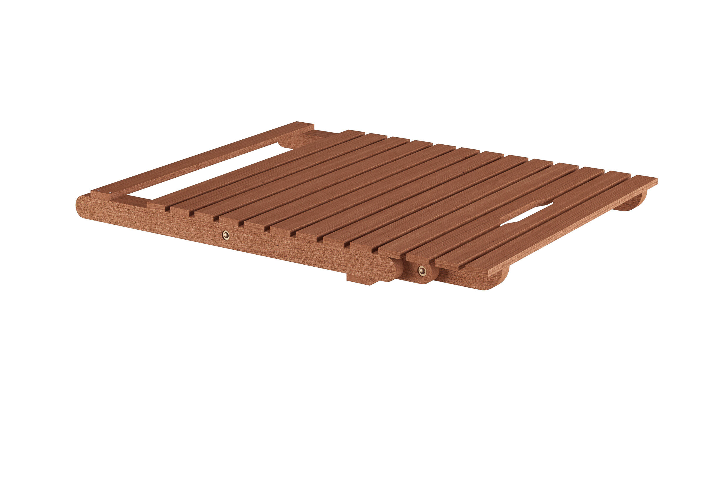 zusammengeklappter Beistelltisch