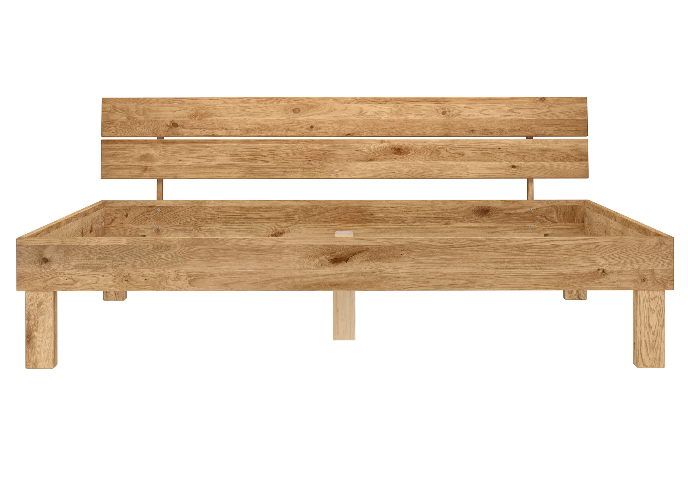 holzbank, holz, gartensitzbank, holzmöbel, holzlatten, Schönes Ehebett aus Eiche im Detail