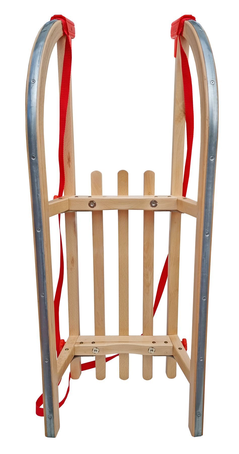 Schlitten, Holzschlitten, Holz, Rot, Riemen, Klappschlitten