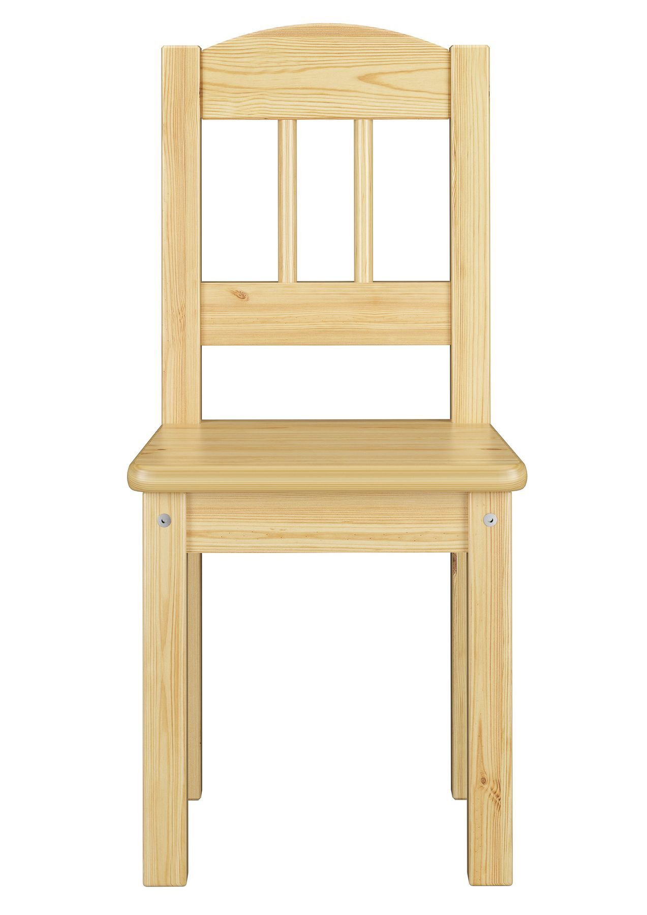 Holzstuhl, Kindersitz, Vierbeiniger Stuhl, Naturholz, geringe Rückenlehne, Holzstuhl Kinderzimmer