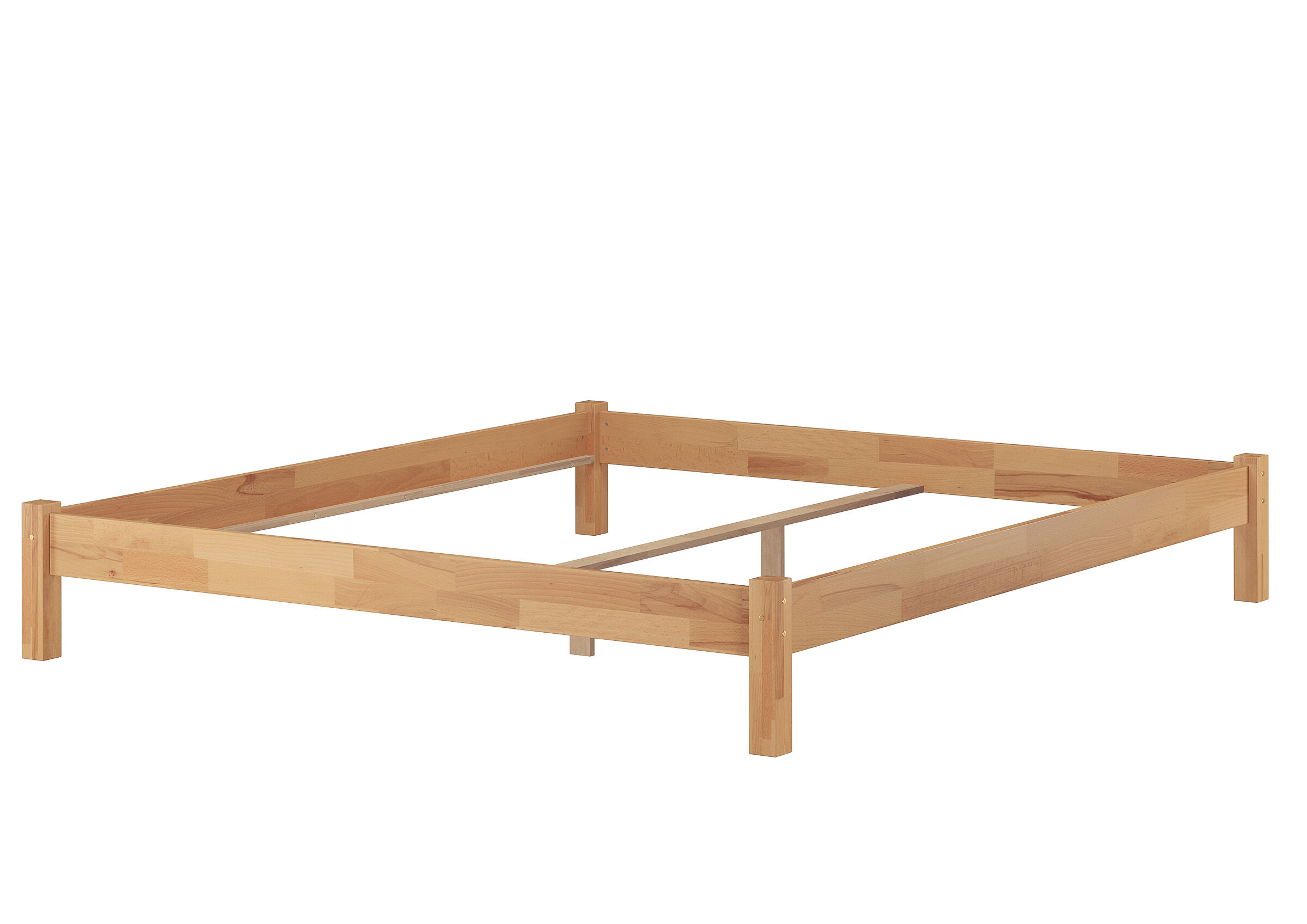 holzrahmen, bettrahmen, holzbettrahmen, bettgestell, holzstruktur, Futonbett in Überlänge ohne Zubehör
