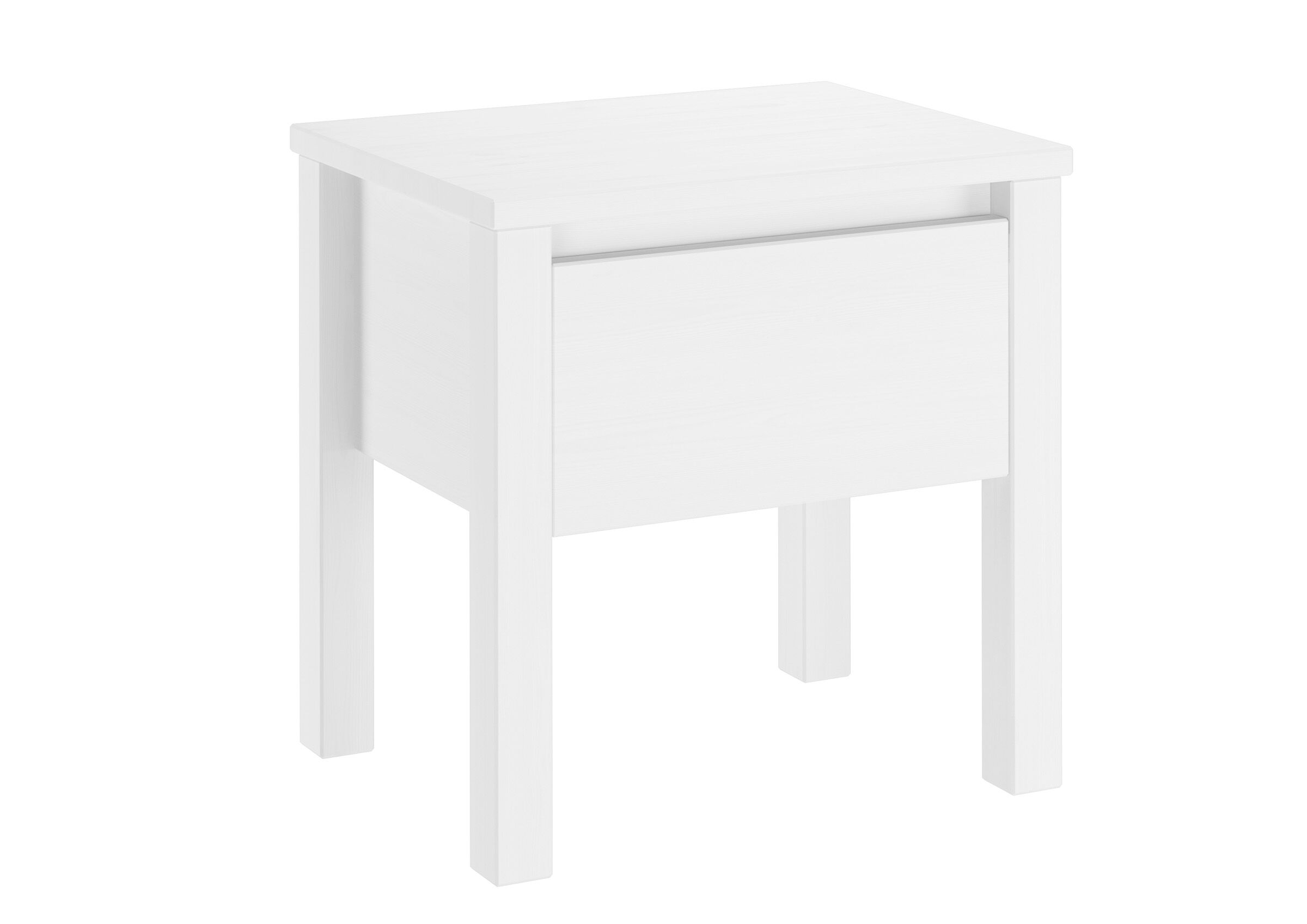 Nachttisch, Nachtkommode, kleines table, Holz, weiß, Nachttisch Kiefer waschweiß