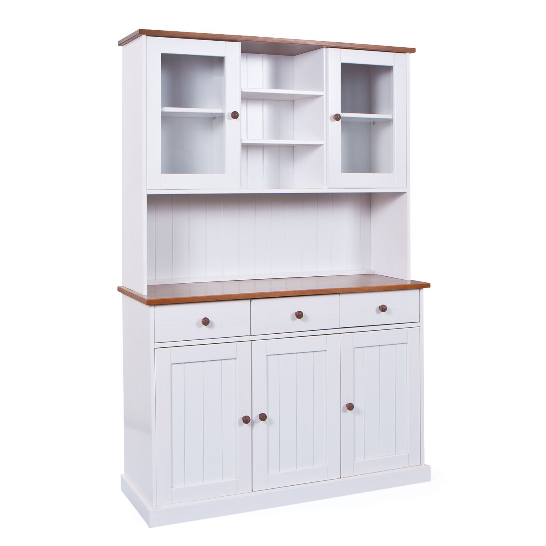 Buffetschrank Kiefer weiß Geschirrschrank Kiefer weiß