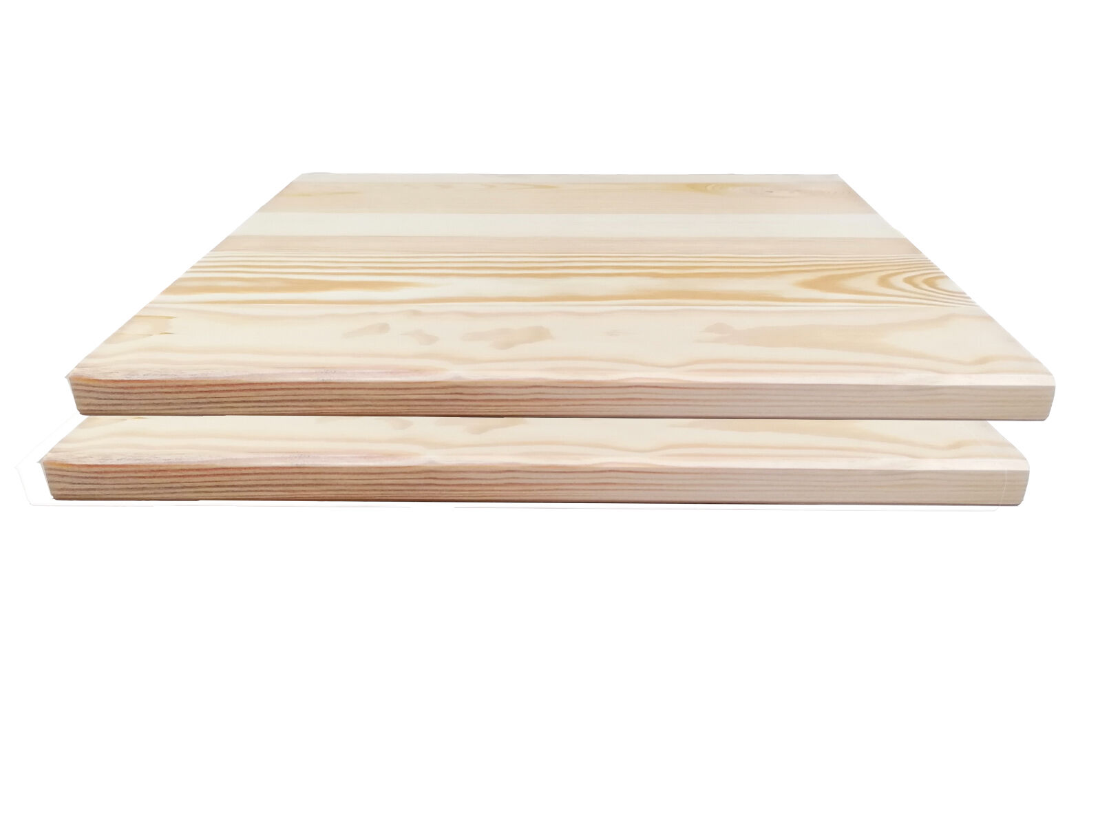Holzplatte, Sperrholz, Vollholz, Paneel, Naturholz, Doppelpack Regalbretter 56x29 cm