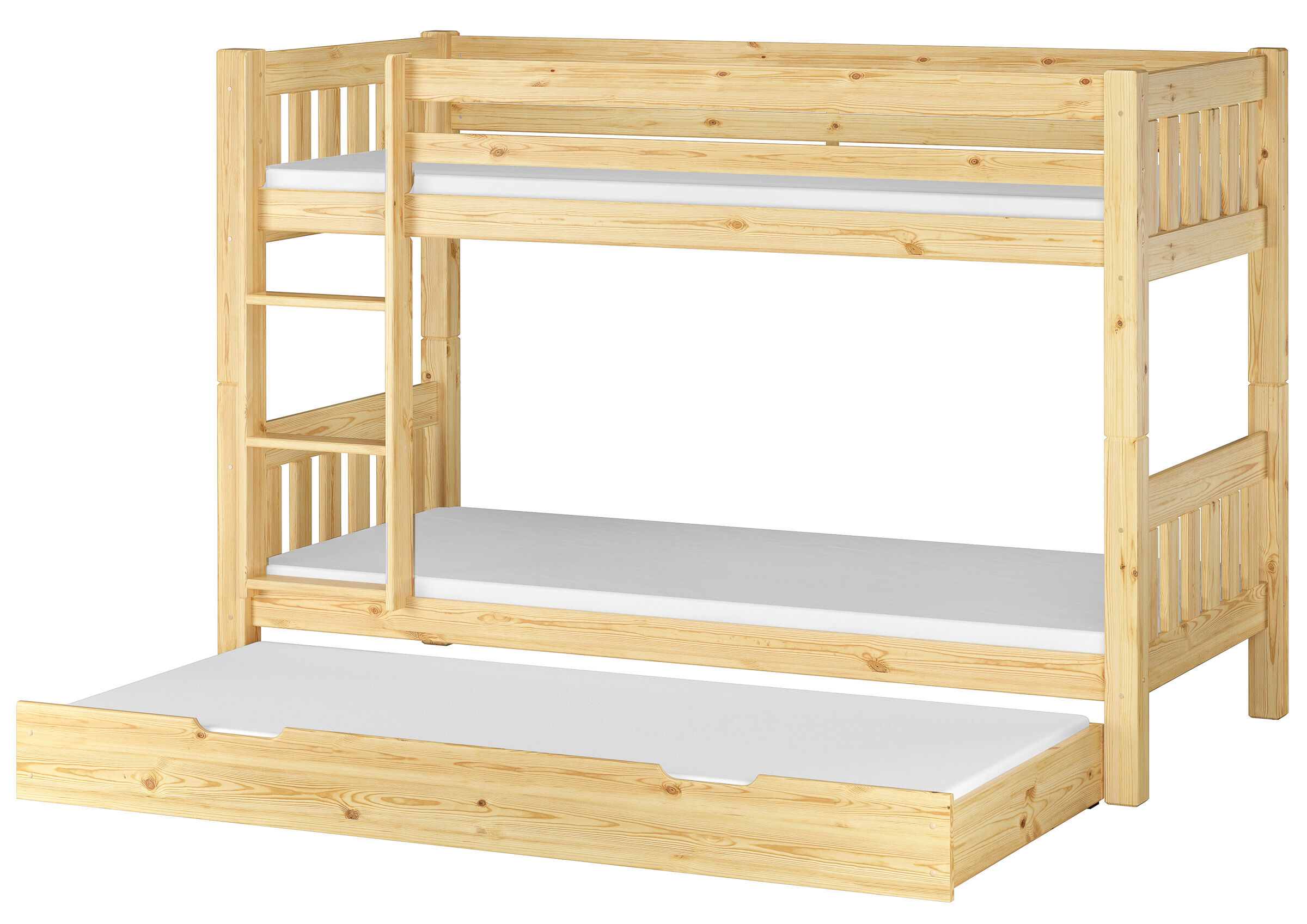 Etagenbett Kinder Gästebett Kinderetagenbett massiv Kiefer Kinderzimmer Stockbett Hochbett Zubehör wählbar V-60.06-09