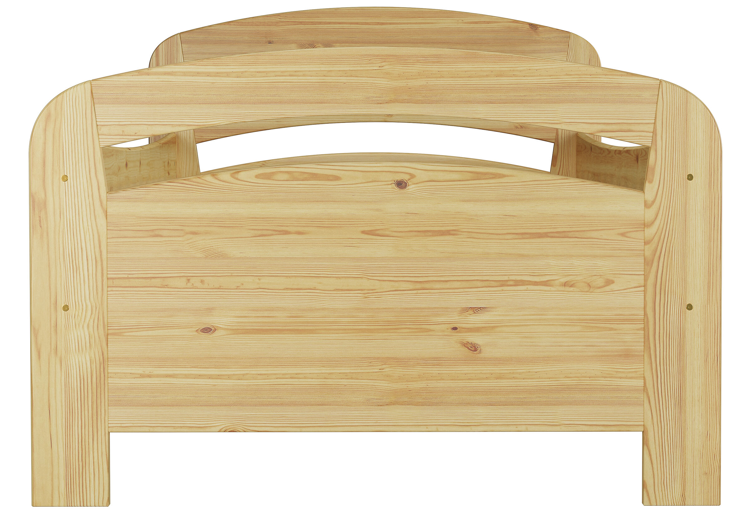 Holzstuhl, Kopfteil, Naturholz, Massivholz, Bettrahmen, Holzbett 90x220