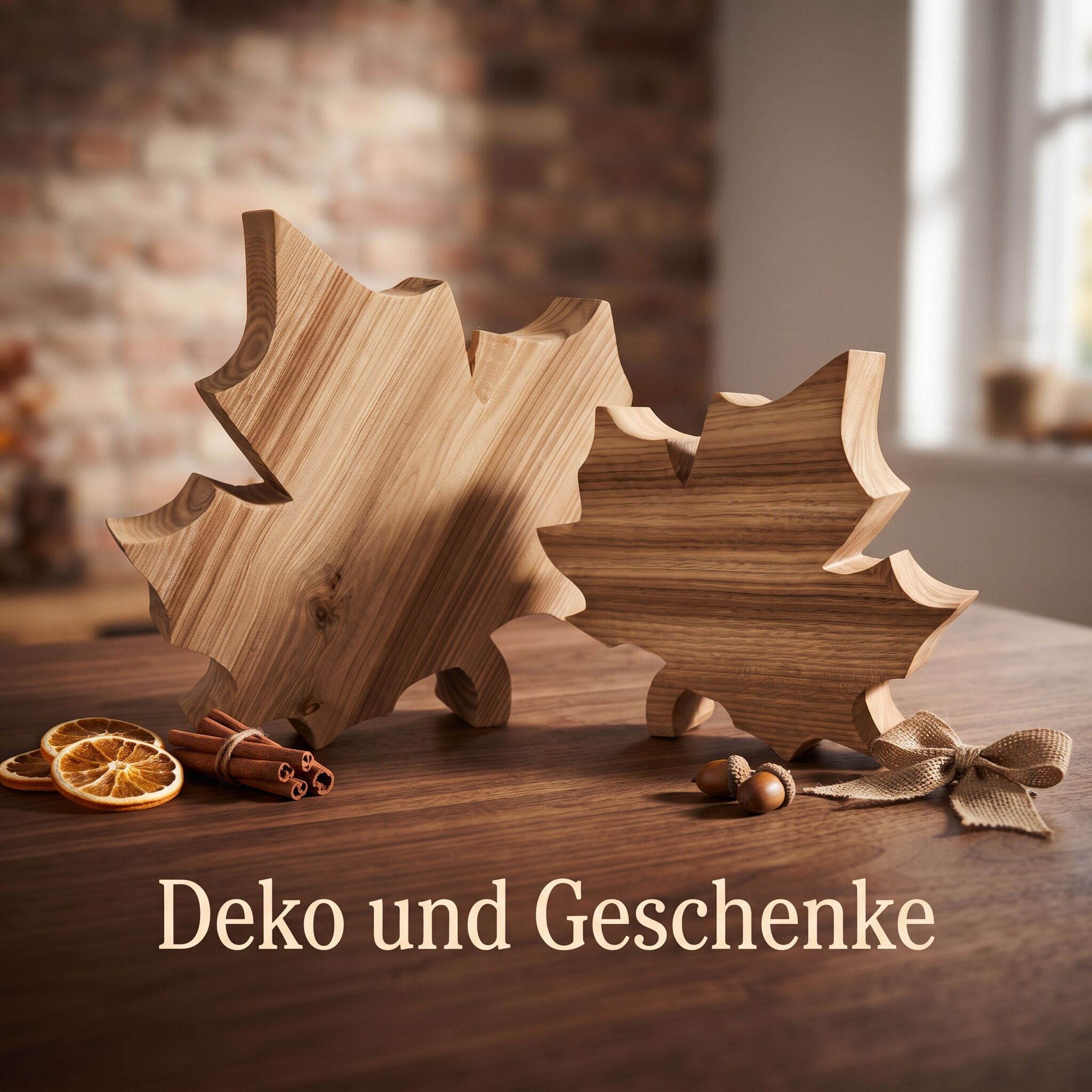Holzdeko, Wachstafel, Herbstdeko, Ahornholz, Dekoschmuck,