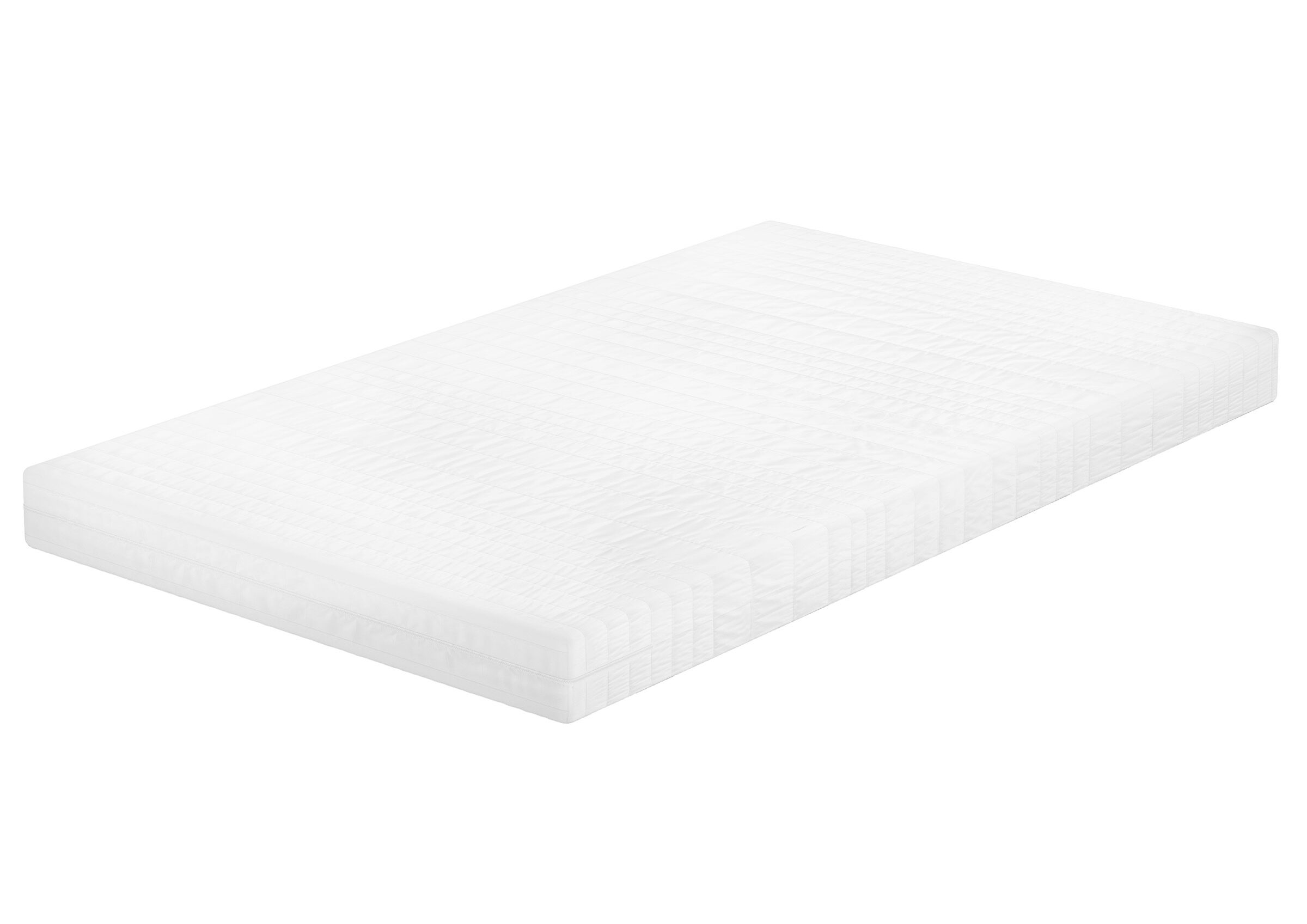 Matratze, Viertelprofil, Weiß, Quilted, Kaltschaum, Komfortschaum Matratze H2