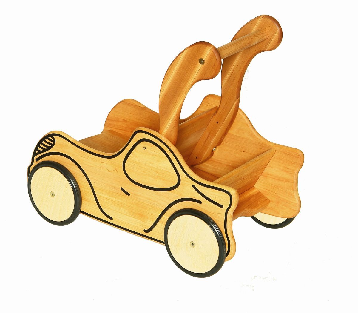 Holzauto, Kinderfahrzeug, Wagen, Holzspielzeug, Laufrad/Autowagen, Kleinkinder Lauflernwagen