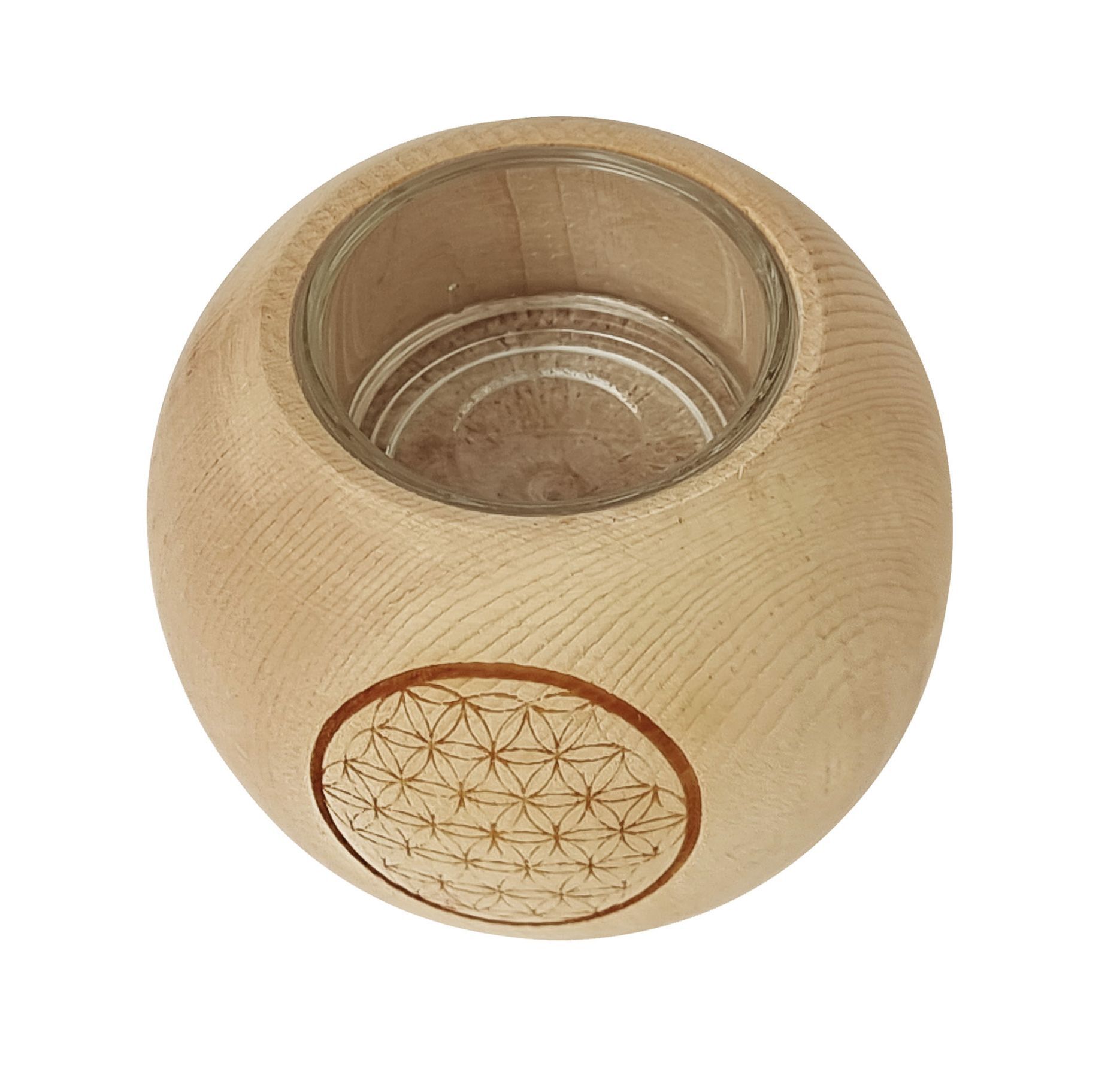 Teelichthalter aus Zirbe Zirbenholz Teelichhalter