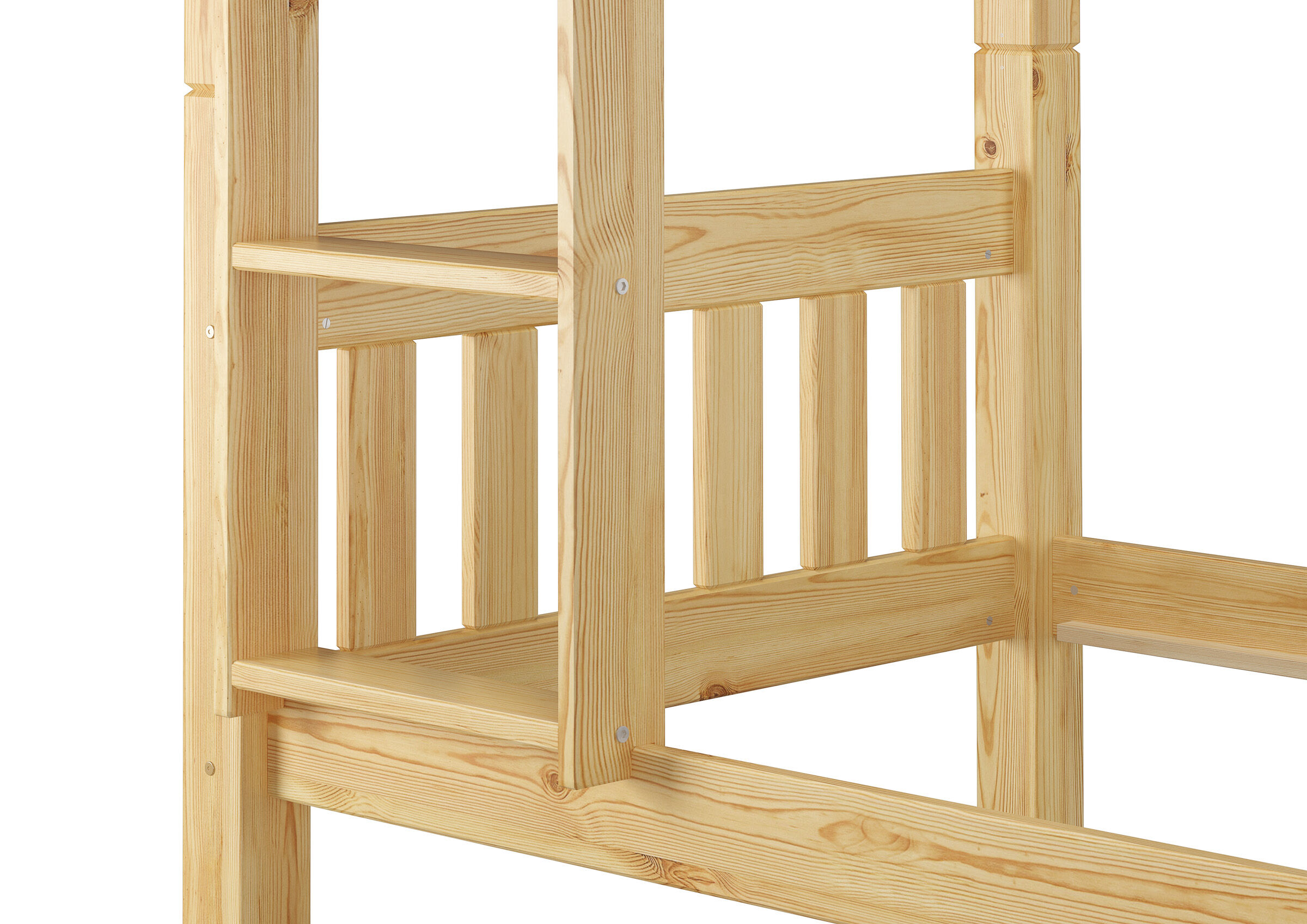 Holz, Holzgestell, Bretter, Holzbalken, Strukturholz, Kopflehne des Etagenbettes