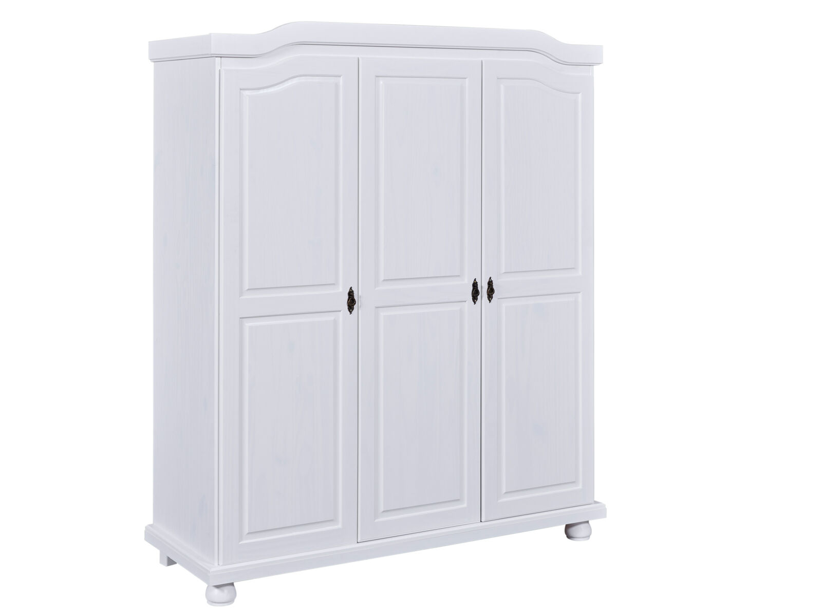 Schrank, Kleiderschrank, Weiß, Holzoptik, Schranktüren, Bauernschrank