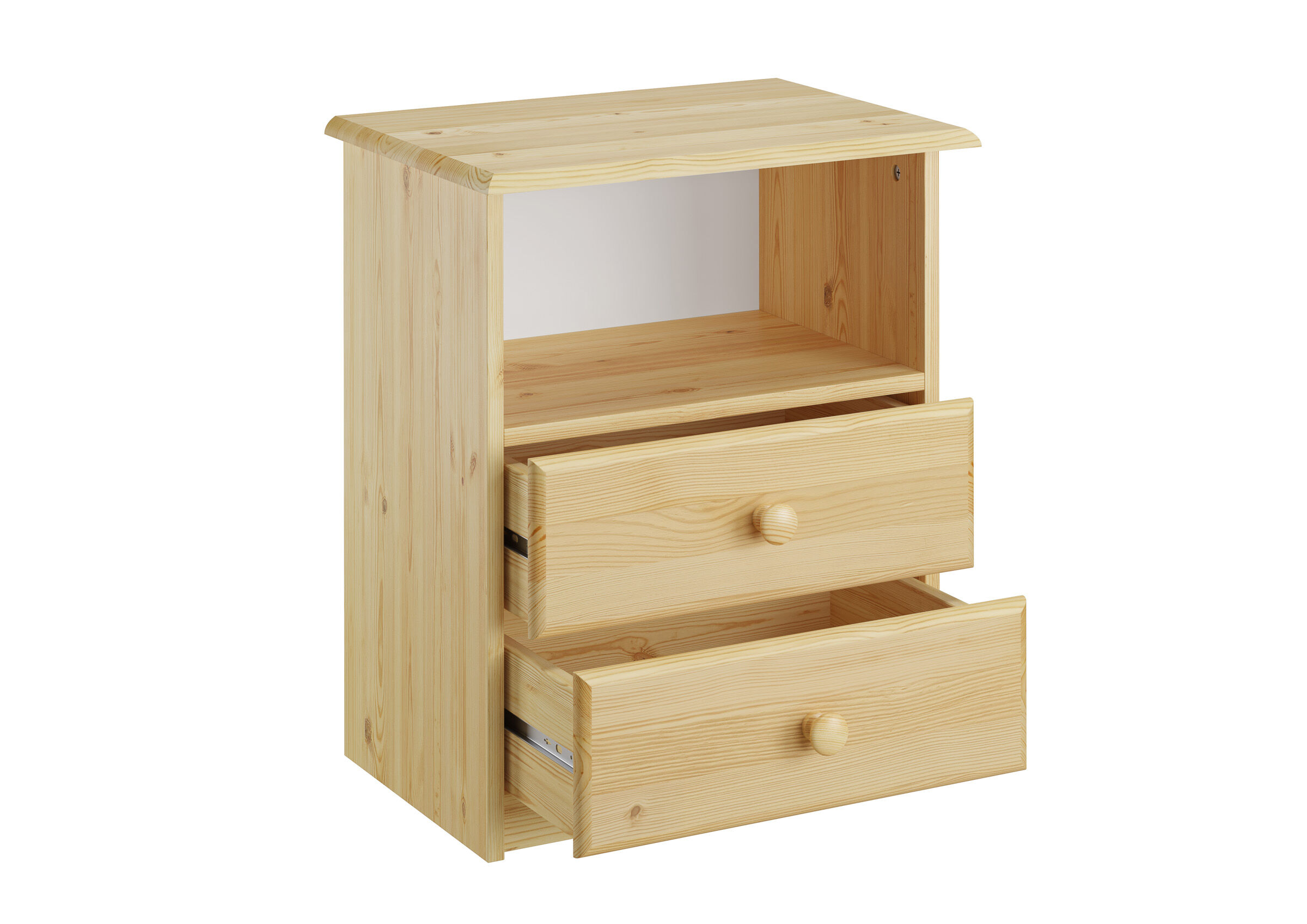 Holzschrank, Nachttisch, Schubkasten, Kieferholz, Regal, Nachttisch Kiefer massiv