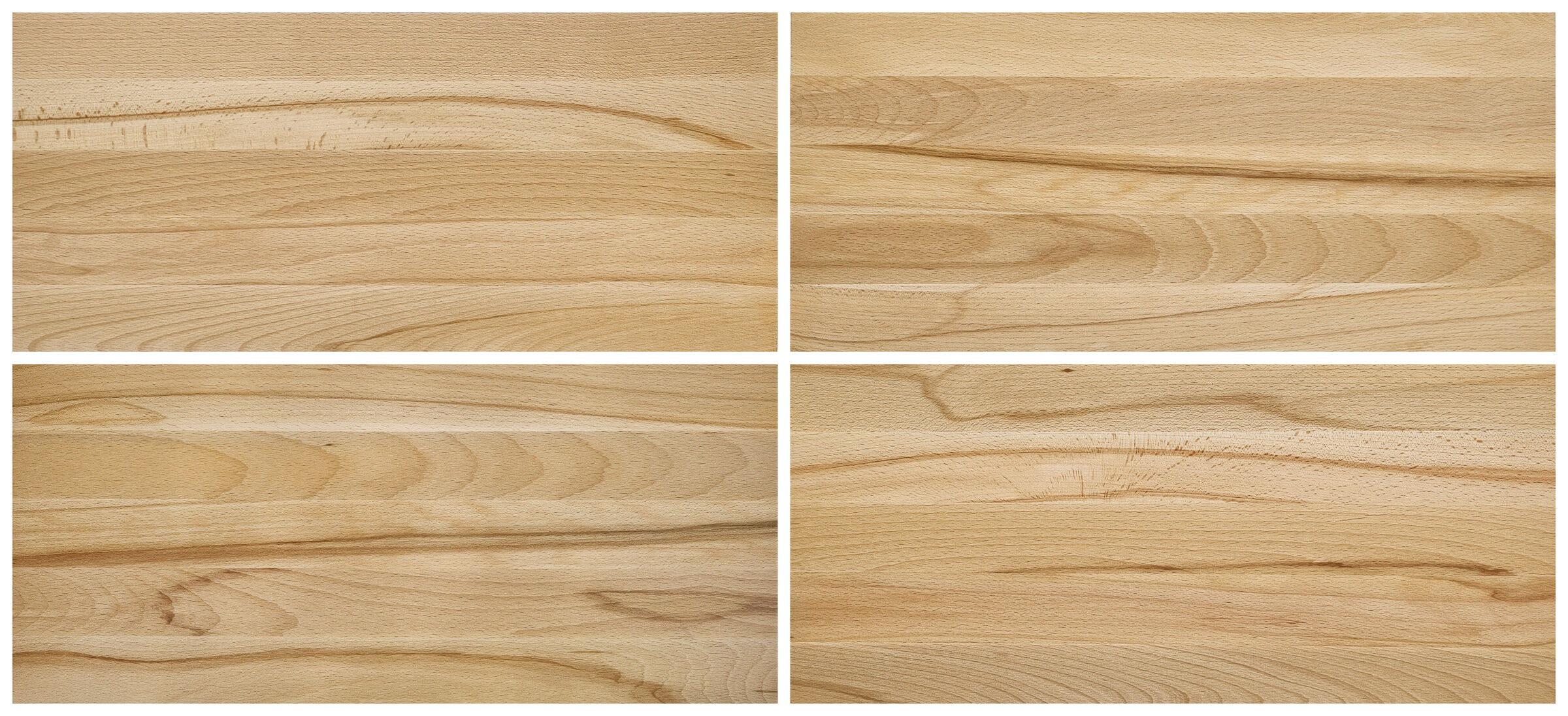 Holz, Holzplatte, Holzmaserung, Naturholz, Holzwandverkleidung, Maserungsbeispiel der Rotbuche
