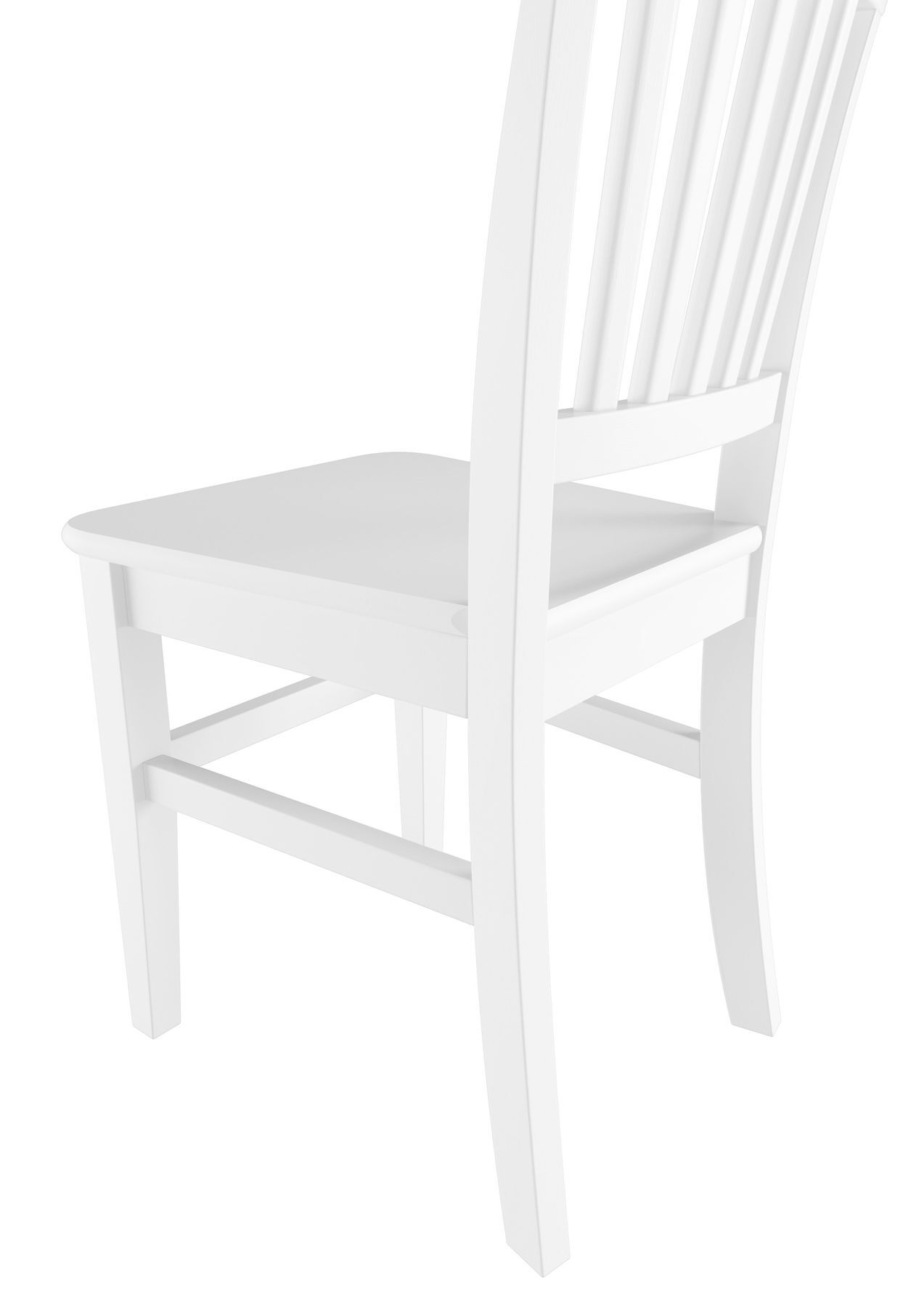 stuhl, weiße farbe, holzstuhl, gerade rückenlehne, dreh?, Sprossen Stuhl Kiefer weiß