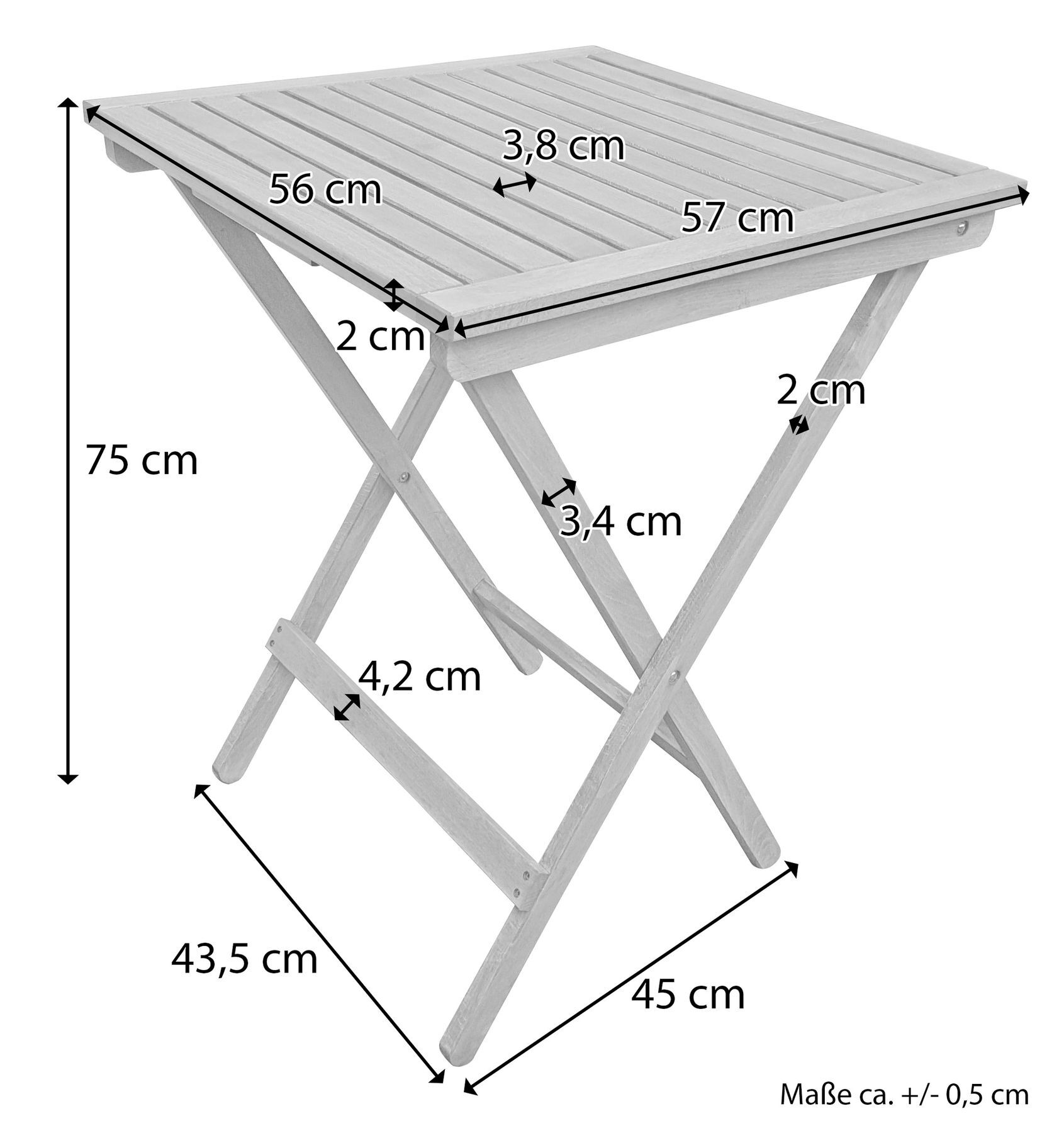 couchtisch, klapptisch, lattenoberfläche, holz, gartenmöbel, Maßskizze Beistelltisch