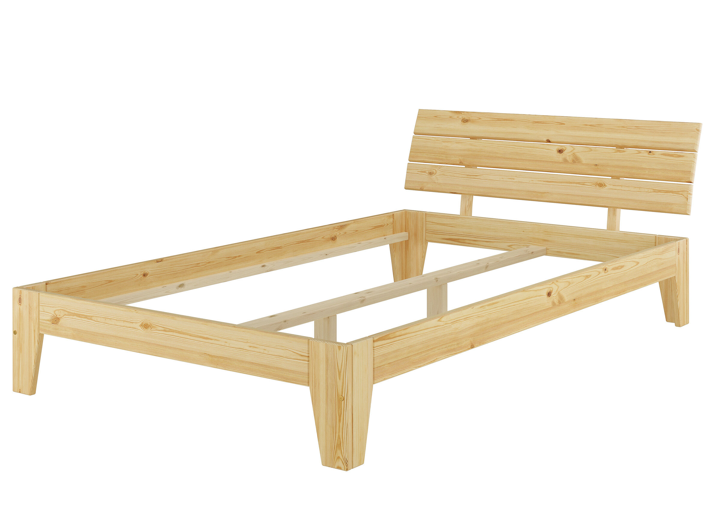 holzbank, gartensitzbank, holz, holzlatten, holzstruktur, Bettgestell mit Mittelleiste Kiefer natur